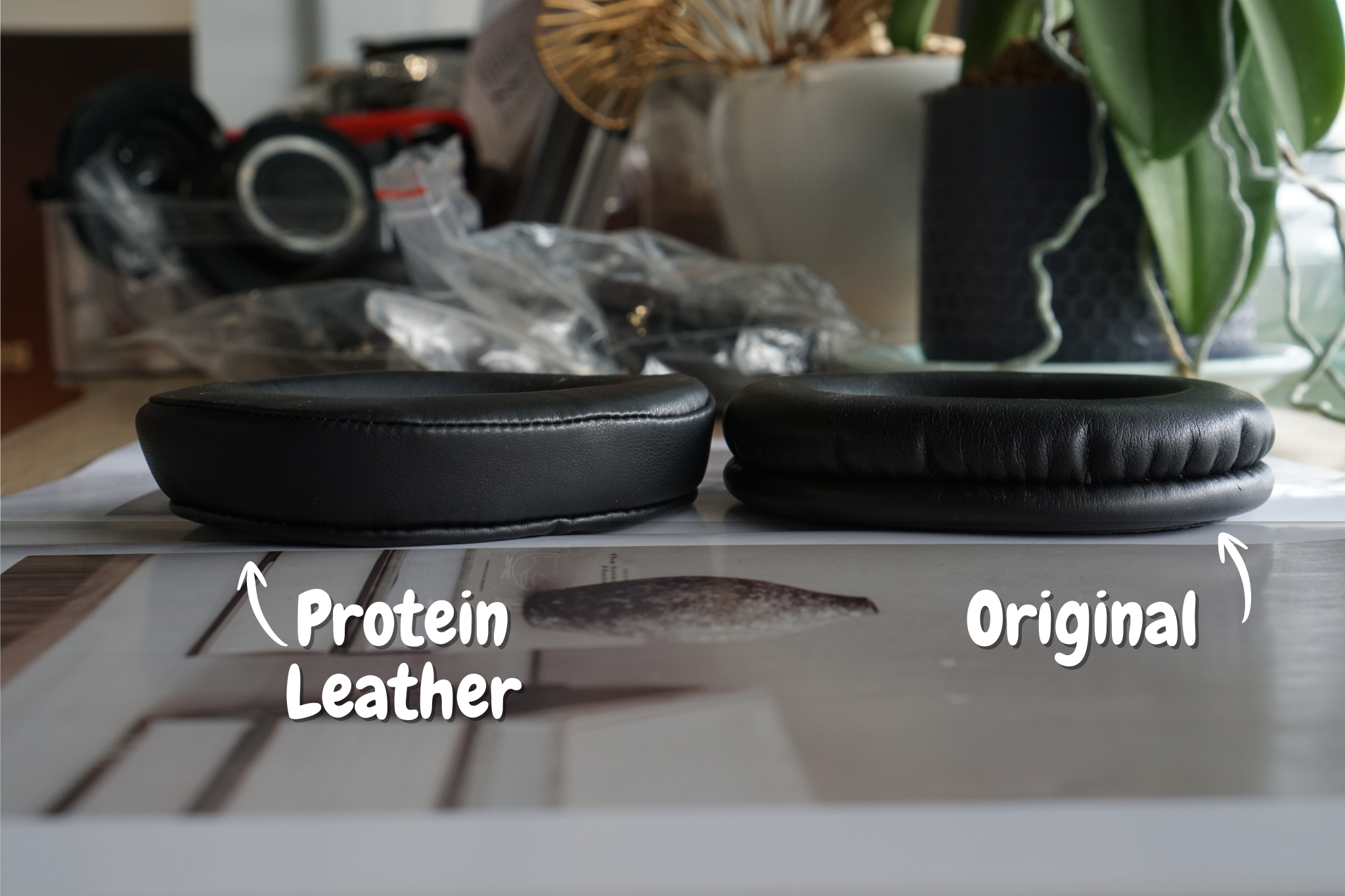 (Class B Protein) Earpads for Audio Technica ATH M series M20X / M30X / M40X / M50X / MSR7 Earpads | 3rd party Earpad