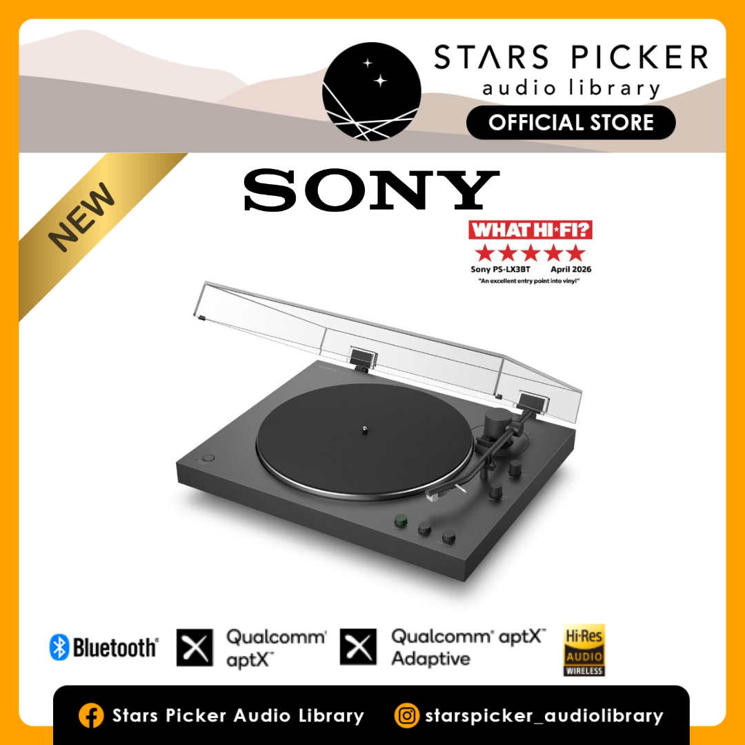 Sony PS-LX3BT Fully Auto Turntable | Built in Phono EQ | Bluetooth | USB Music Ripping |