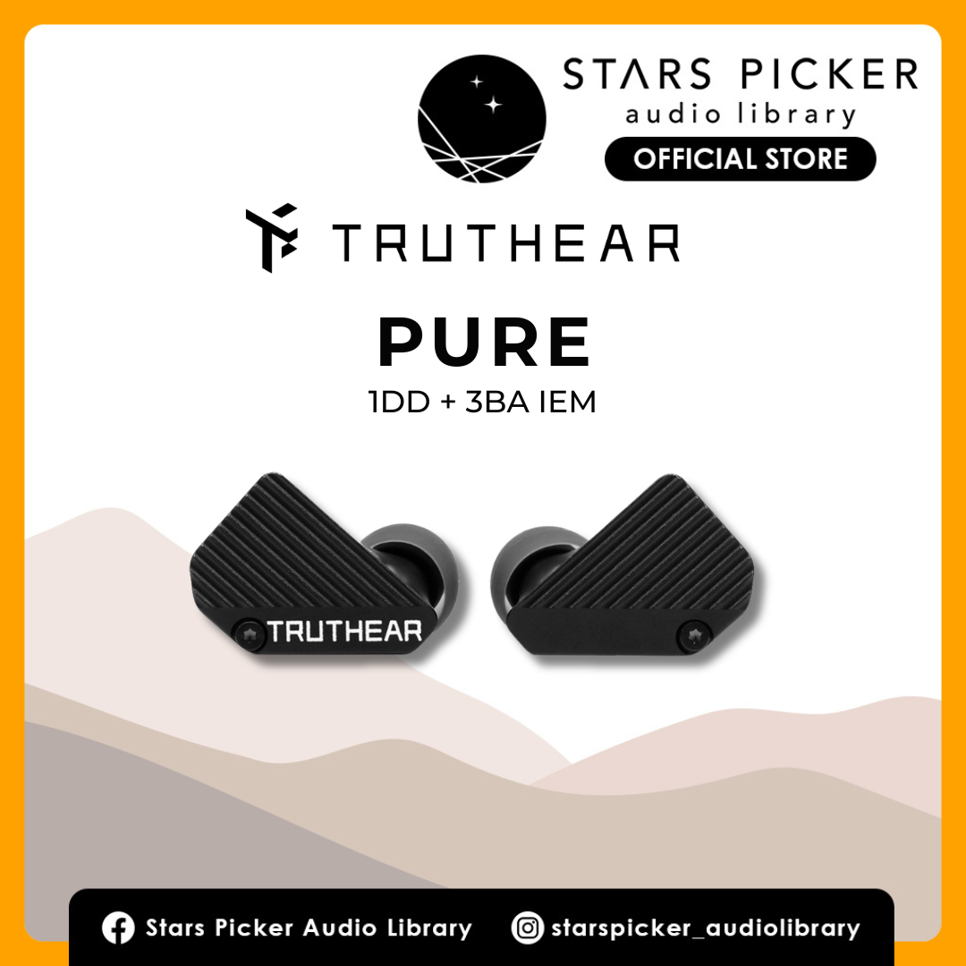TRUTHEAR PURE In-ear Monitor | META Tuning | 1DD + 3BA HYBRID IEM |