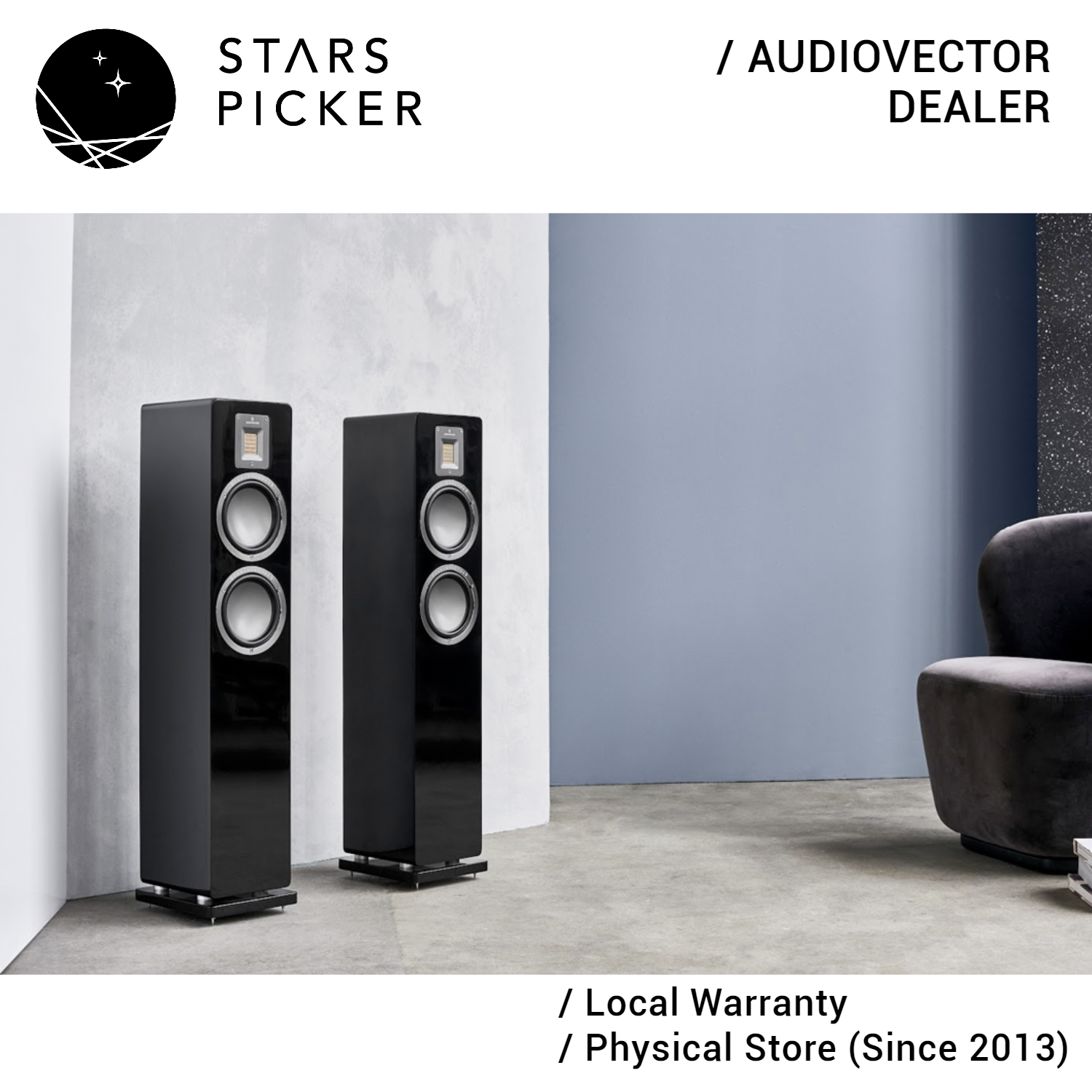 Audiovector QR 3 SE Floorstanding Speakers Made in Denmark