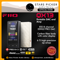 FiiO QX13 Portable DAC and Amplifier | ESS 8-channel ES9027PRO DAC and