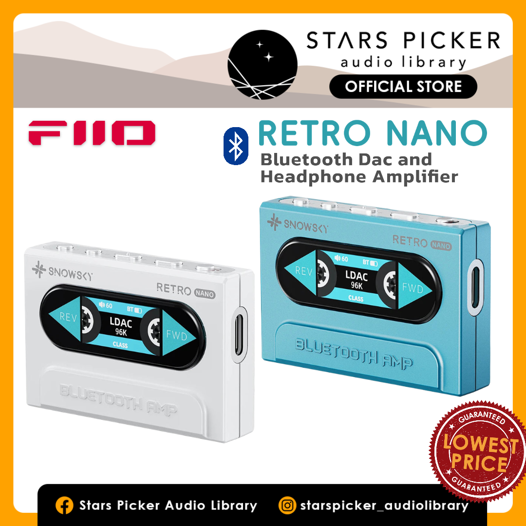 FiiO SnowSky Retro Nano | Bluetooth DAC and Headphone Amp