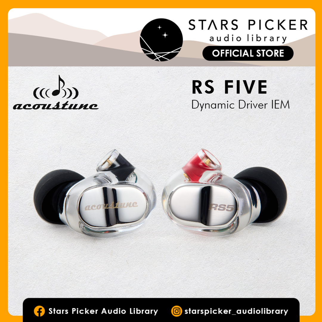 Acoustune RS FIVE / RS-5 Reference In-Ear Monitor Earphones