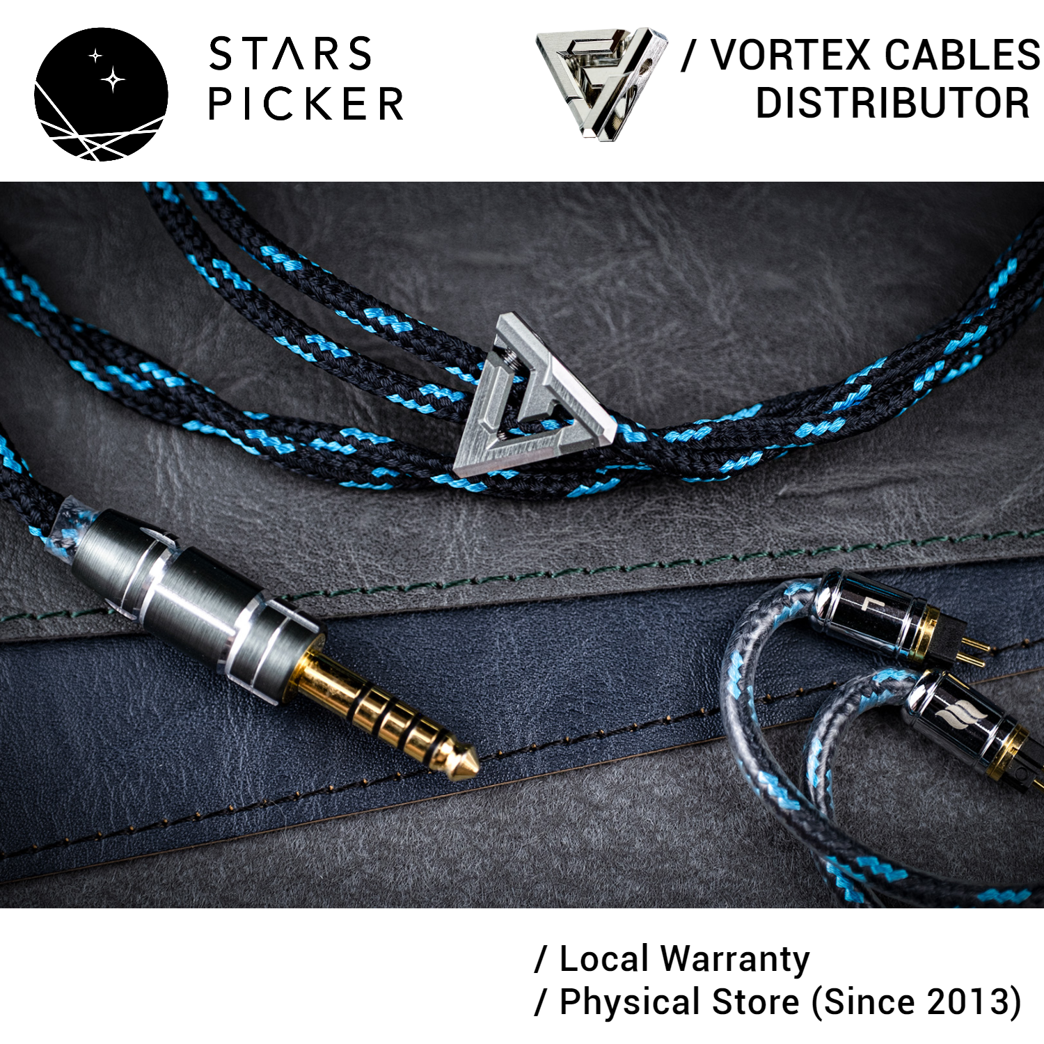 Vortex Seraphina IEM Cable Effect Audio ConX MMCX 2pin 0.78mm Audiophile Earphone Replacement Cable