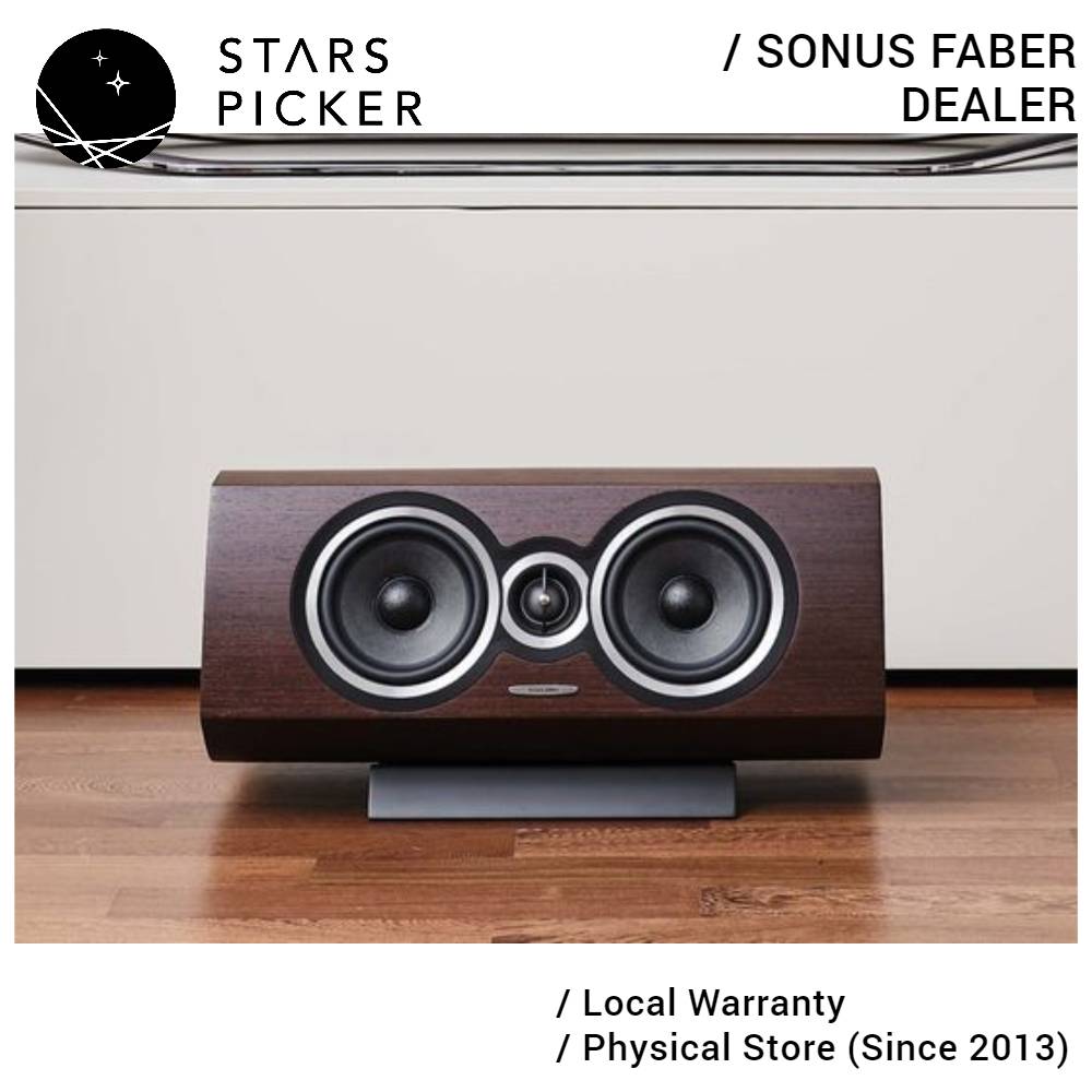 Sonus Faber SONETTO CENTER I - Passive 2-way Horizontal Center Loudspeaker System with Vented Box Design