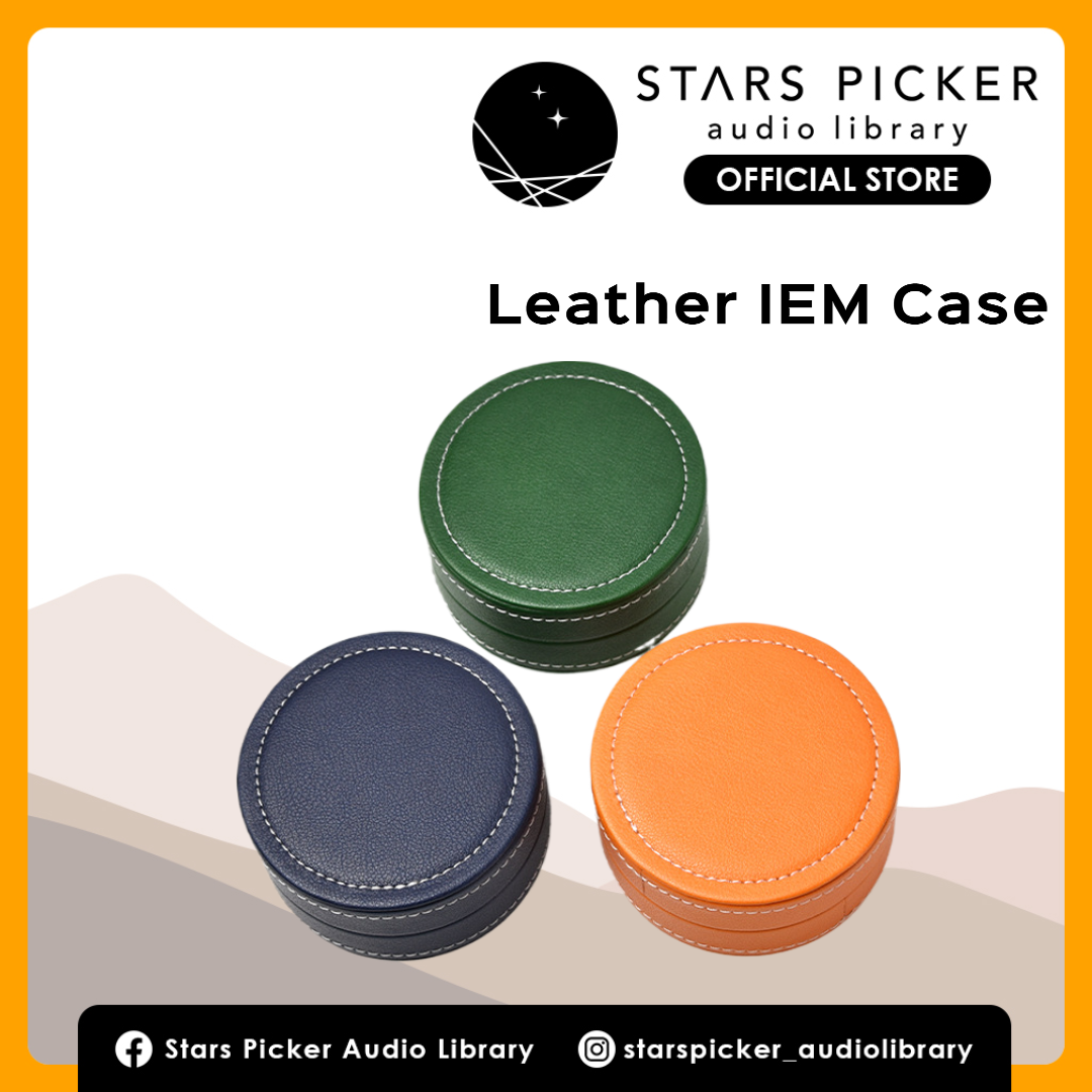 Stars Picker SP-4 Round Leather IEM Storage Case