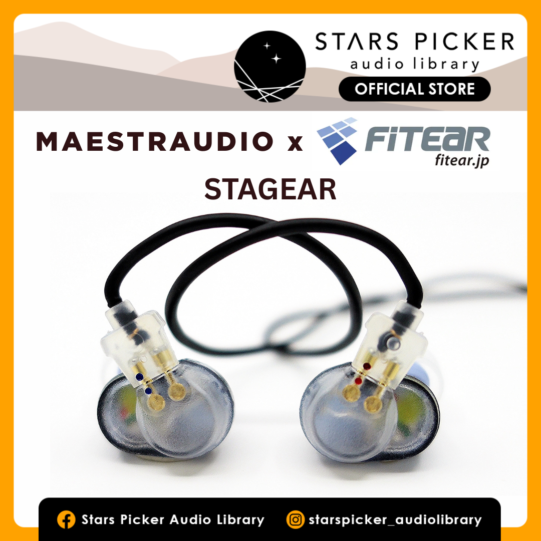 Maestraudio × FitEar STAGEAR Universal IEM Earphones designed for Live Performance