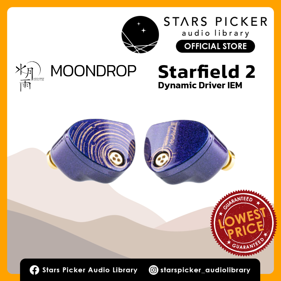 [PM FOR BEST PRICE] Moondrop STARFIELD II / Starfield 2 - Dynamic Driver IEM Earphone with Lithium-Magnesium Alloy Dome Composite Diaphragm