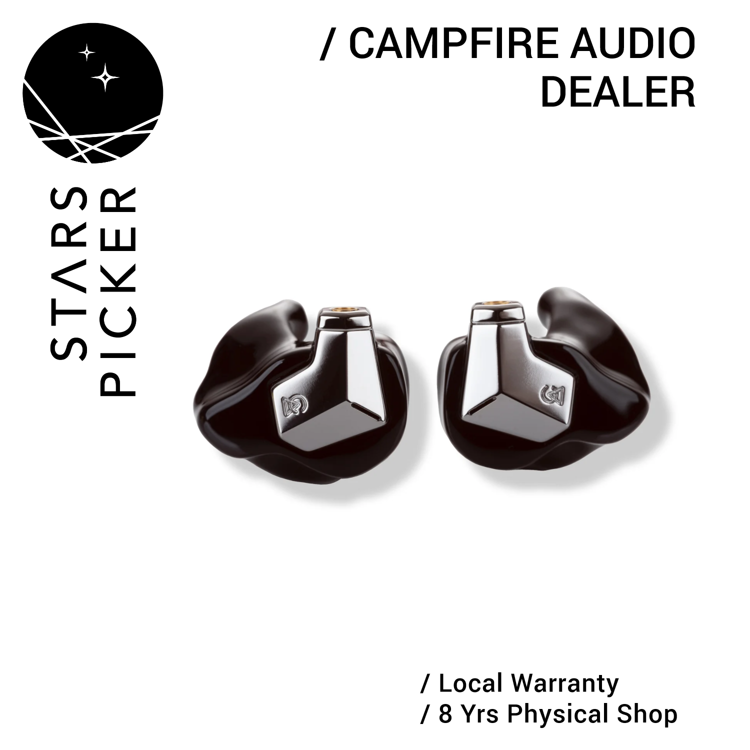 Campfire Audio Supermoon Single Full-Range Planar Magnetic Driver Custom In-Ear Monitor