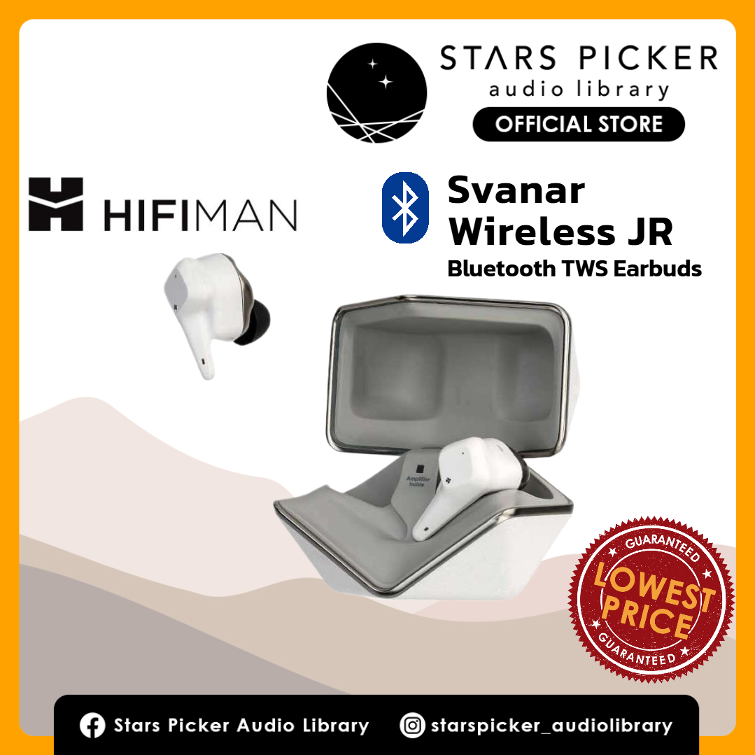 [PM BEST PRICE] HIFIMAN Svanar Wireless Jr - IPX5 ANC Noise Cancelling TWS True Wireless LDAC 32 hours Battery Life