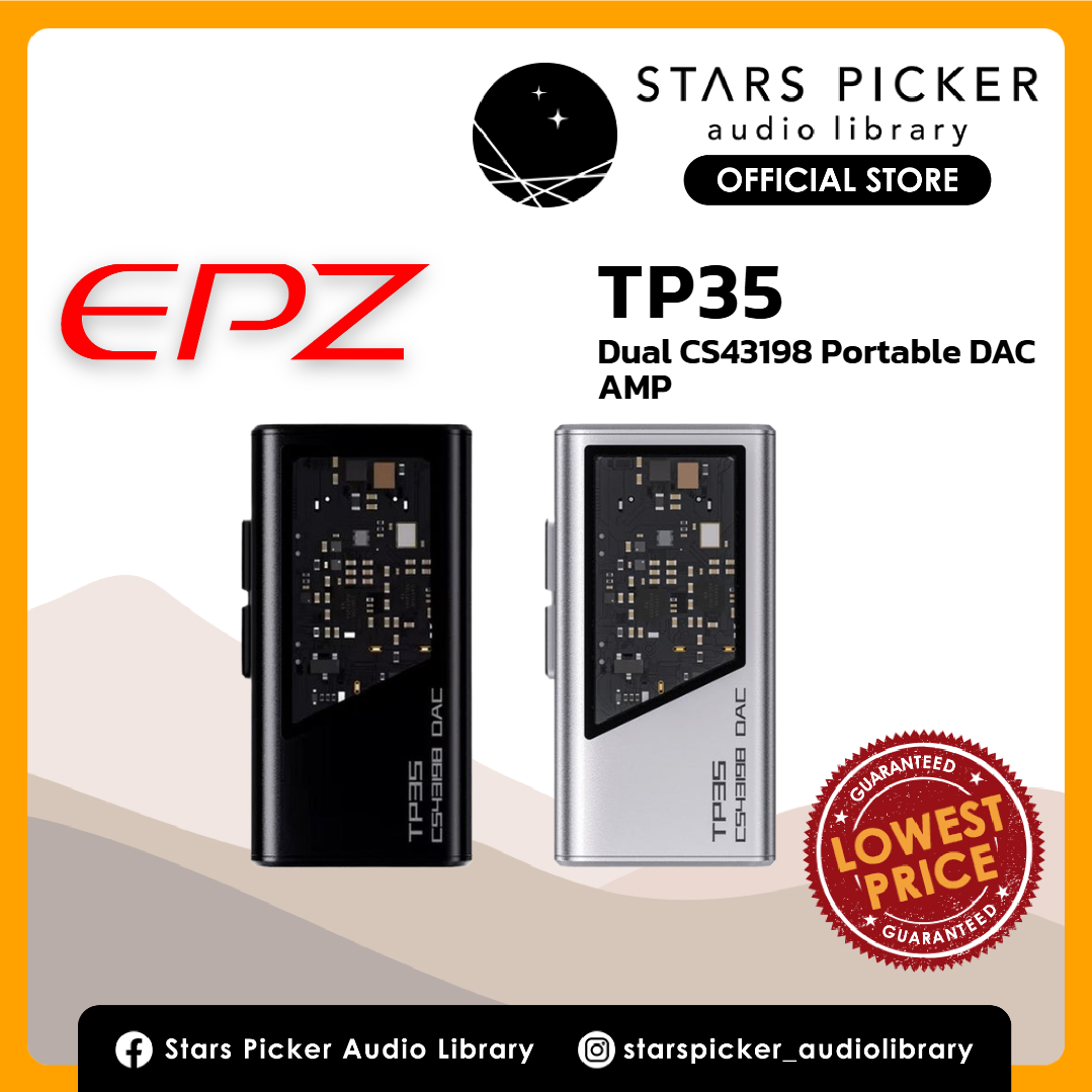 [PM for Best Price] EPZ TP35 Portable DAC & Headphone Amp with Dual Cirrus Logic CS43198 DAC