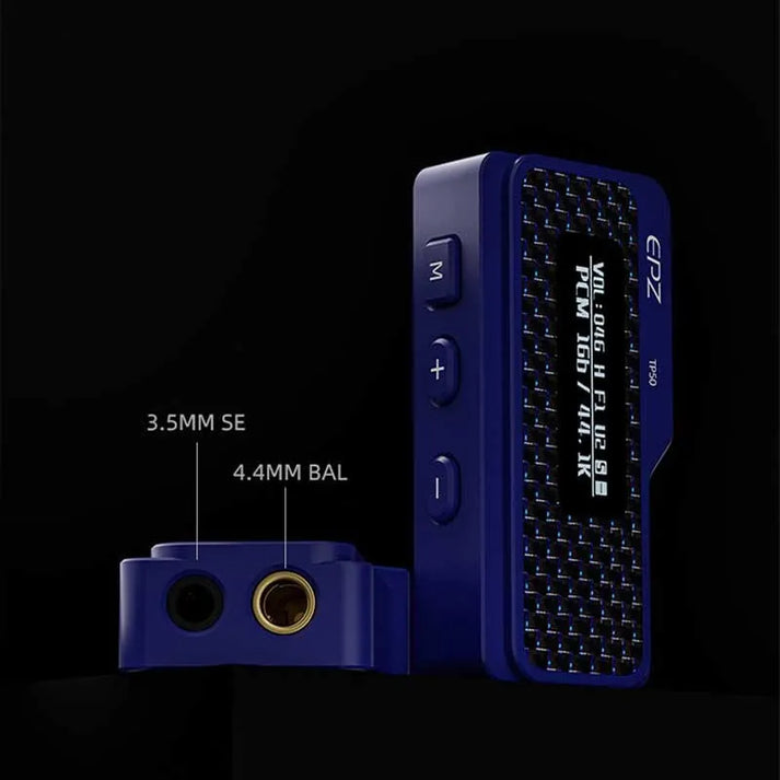 EPZ TP50 Portable Dongle DAC AMP with Dual CS43198 flagship DAC 32Bit/768KHz DSD256