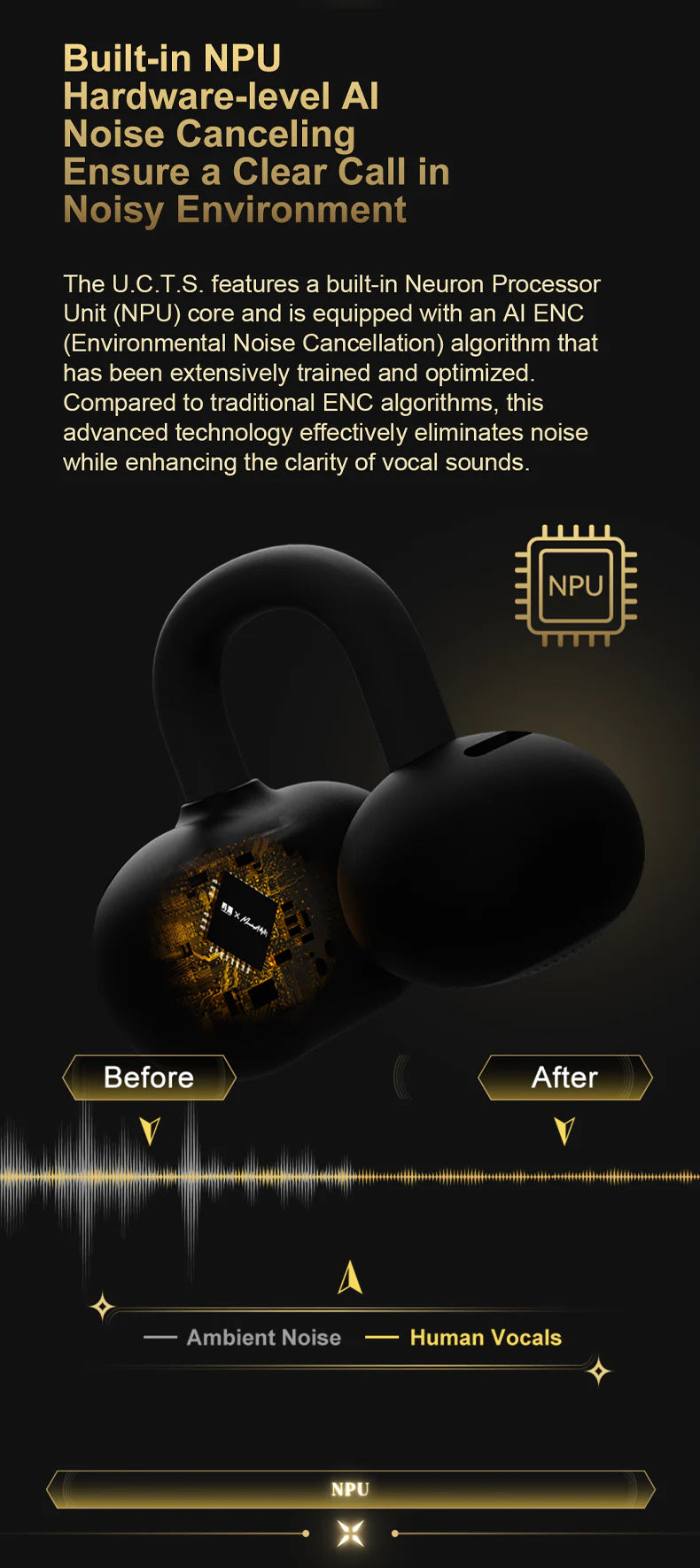 MOONDROP x Wuthering Waves - U.C.T.S Ear-clip Wireless Headphone (OWS) ENG