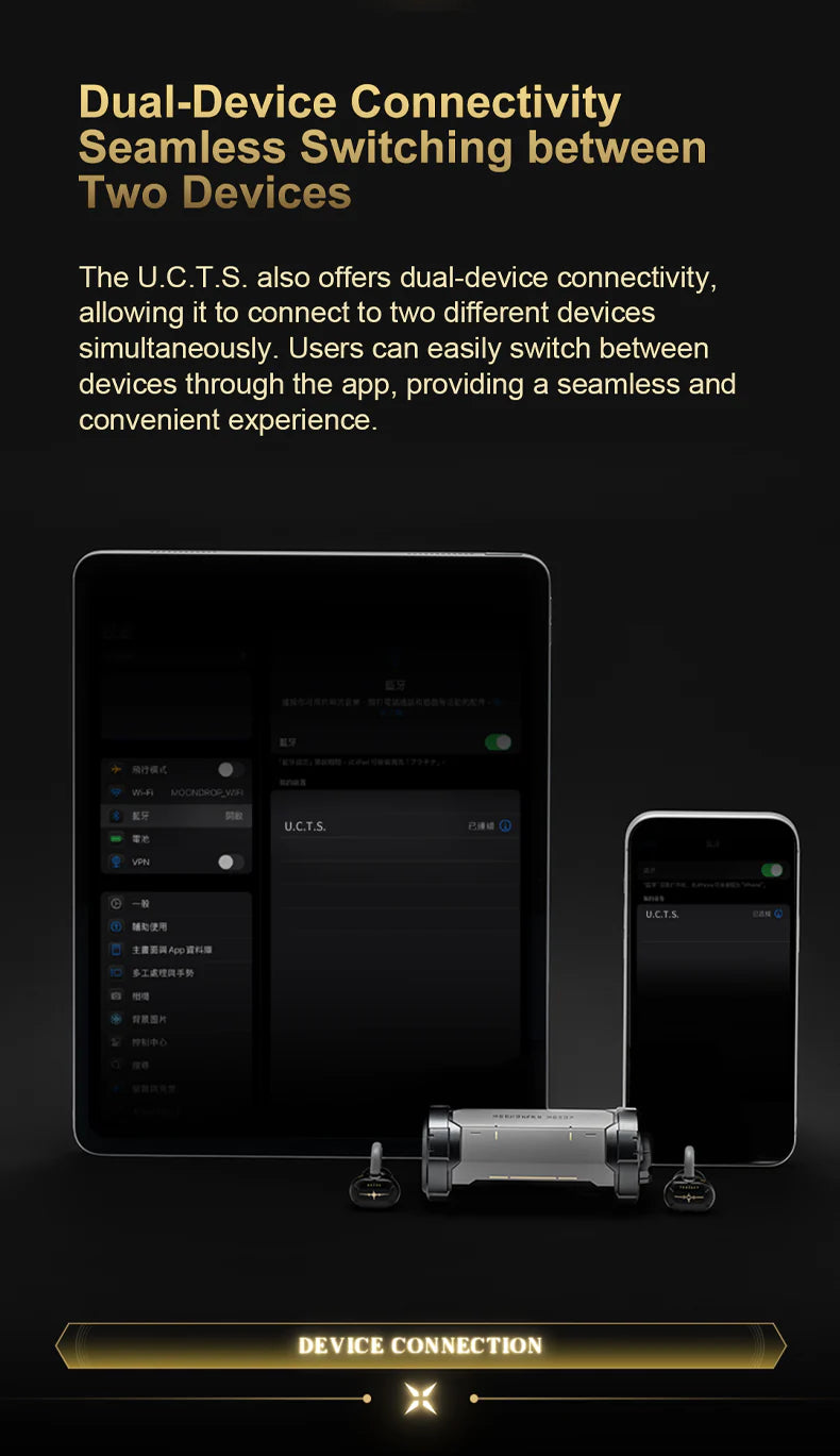 MOONDROP x Wuthering Waves - U.C.T.S Ear-clip Wireless Headphone (OWS) ENG