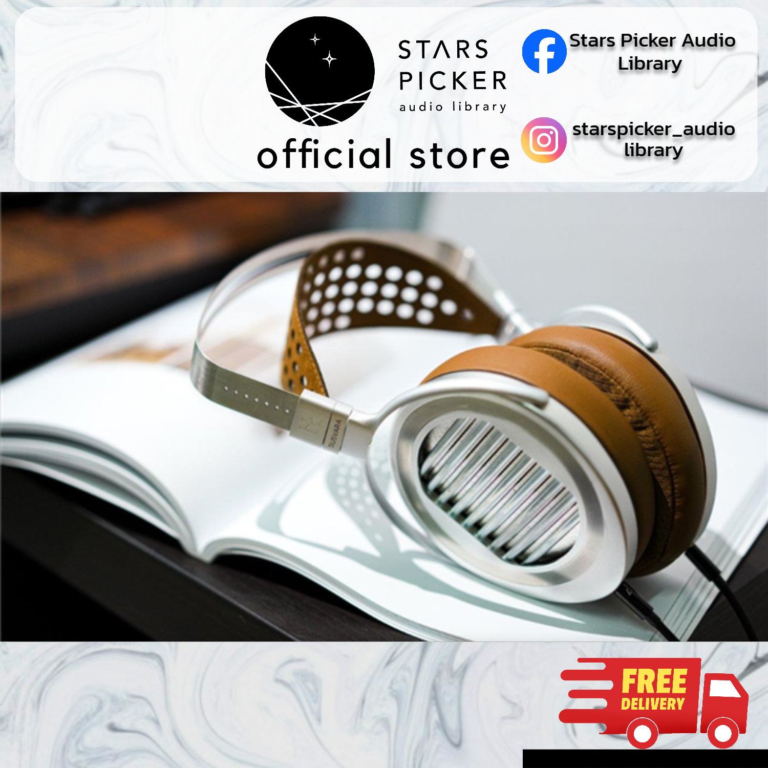 [READY STOCK] Hifiman Susvara Unveiled Flagship Over Ear Full Size Planar Magnetic Headphone