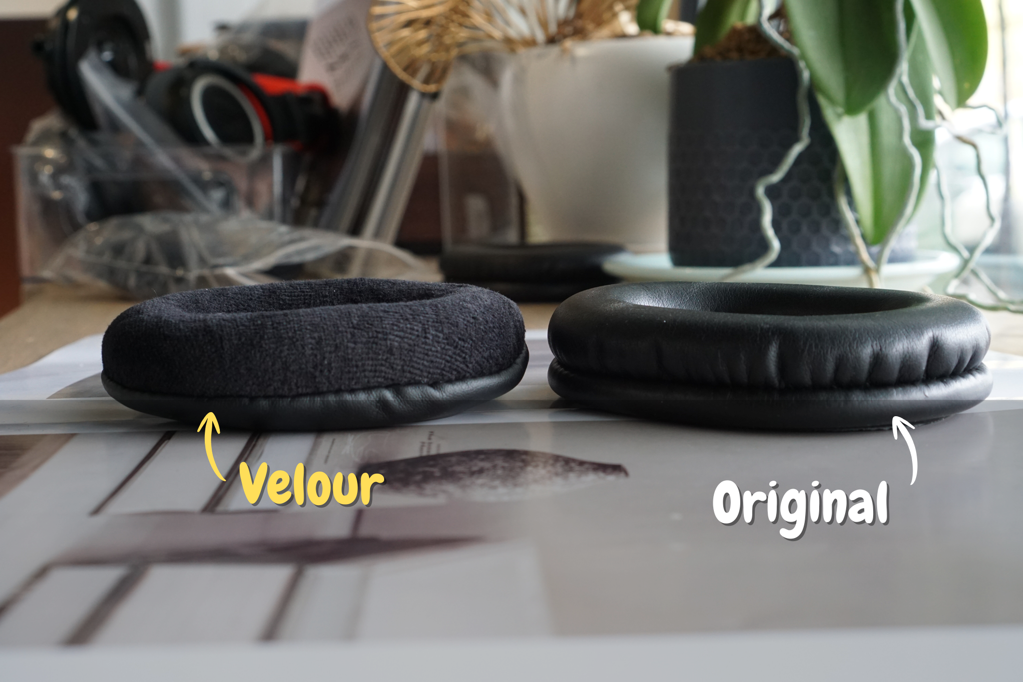 (Class B Velour) Earpads for Audio Technica ATH M series / M20X / M30X / M40X / M50X / MSR7 Earpads | Replacement Earpads for Audio Technica