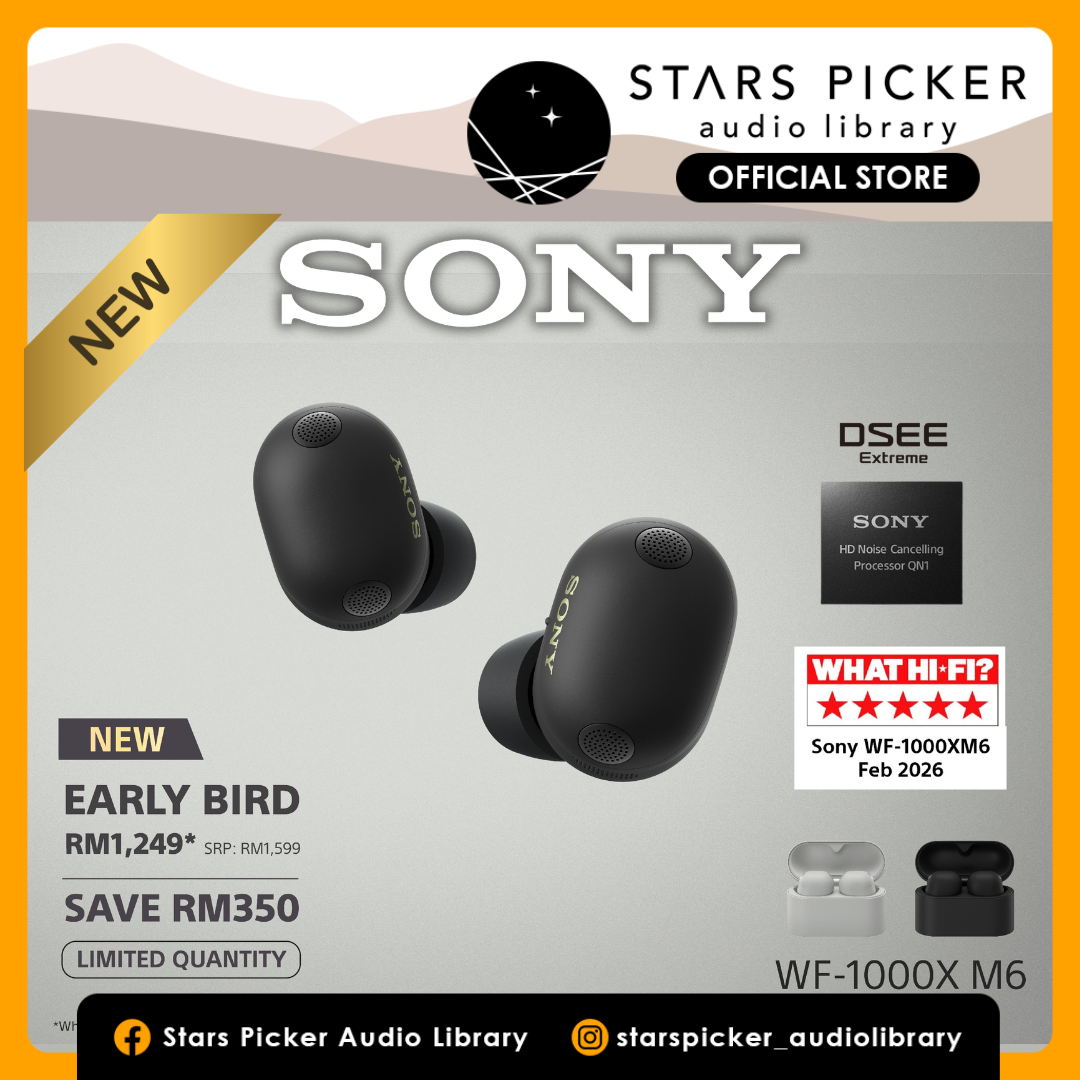 [READY STOCK] Sony WF-1000XM6 Truly Wireless Noise Cancelling Earphones Earbuds WF1000XM6