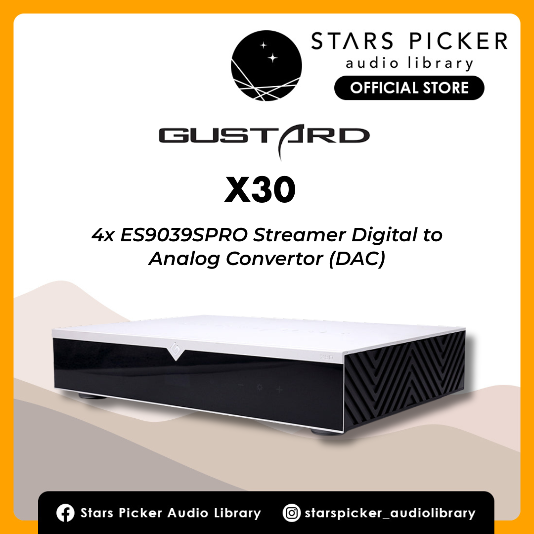 GUSTARD X30 4xES9039SPRO Streamer Digital to Analog Convertor (DAC)