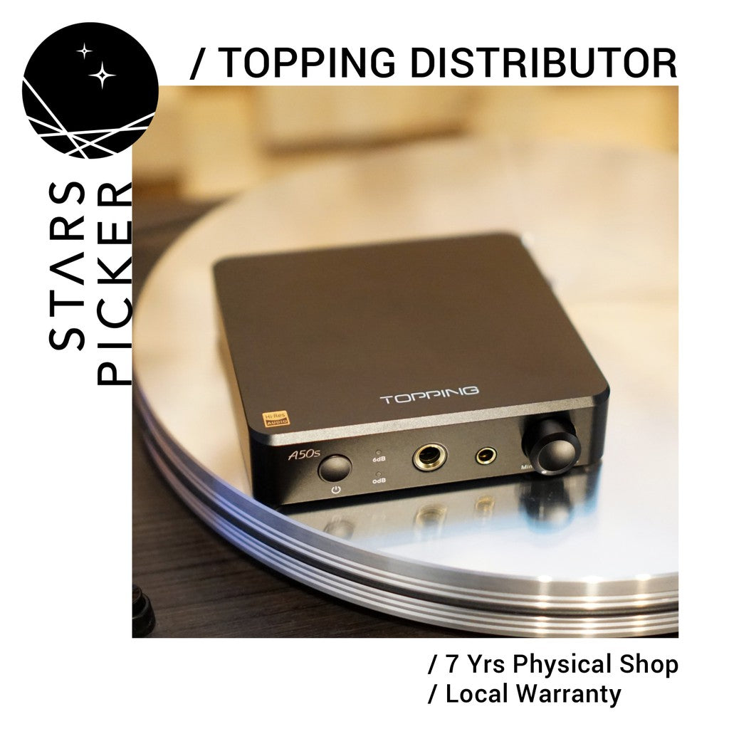 [5% off] Topping A50s - Headphone Amplifier with Ultra-High Performance NFCA Balanced Modules + Preamp Mode