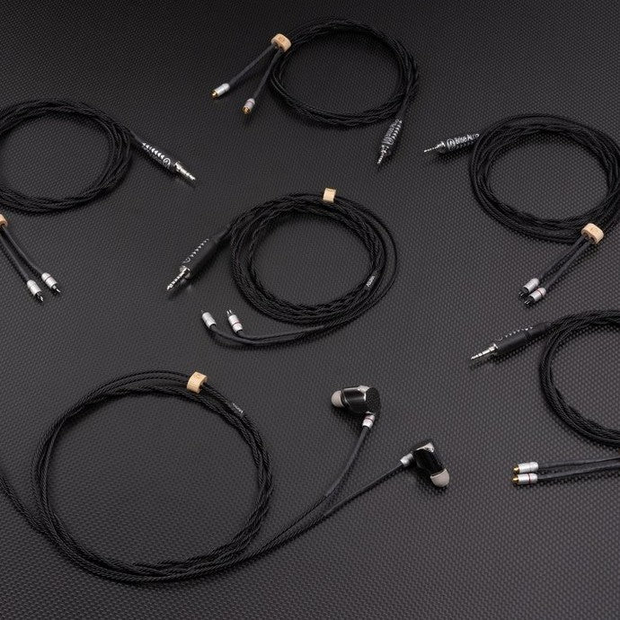 Brise Audio ASUHA-Rh2+ / Asuha Rh2+ | 8 core W-Quad Spiral High Purity Copper Earphone Recable (MADE IN JAPAN)