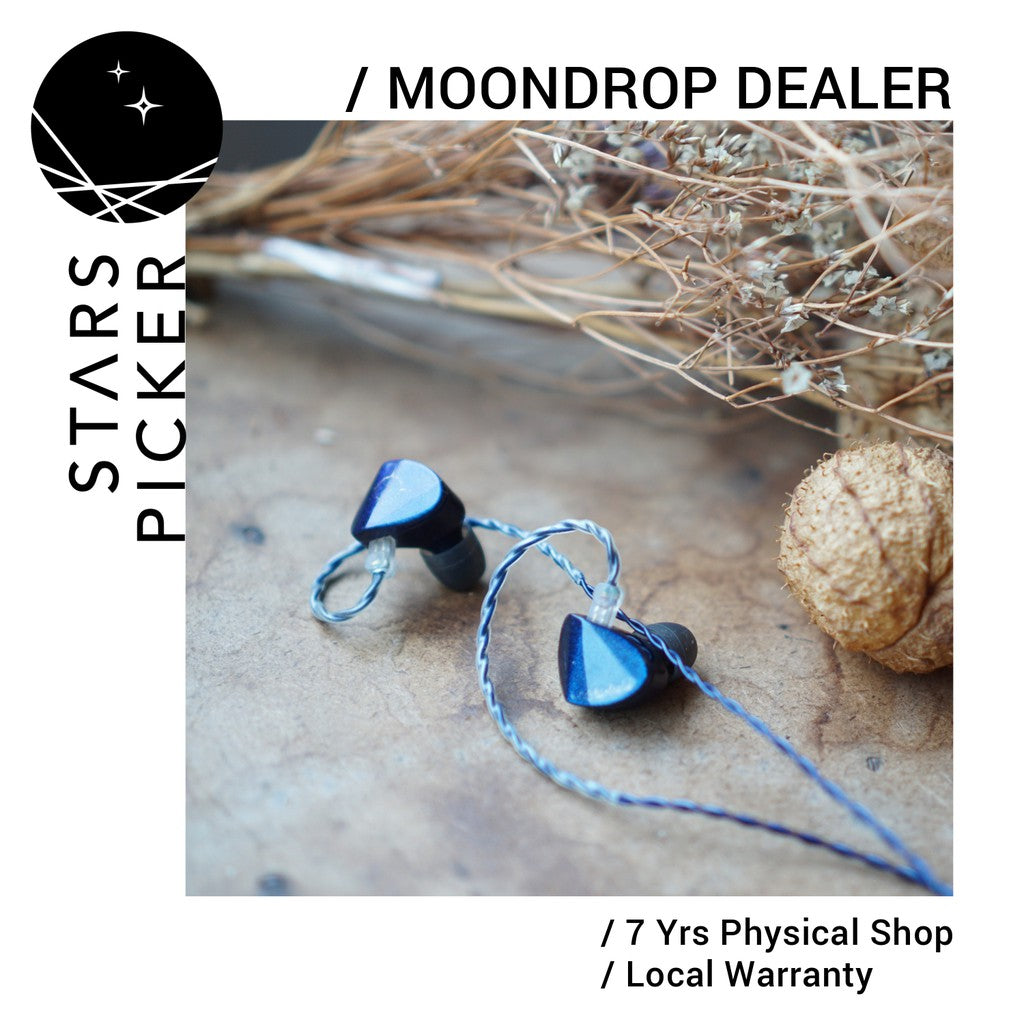 [5% off + 50% off for Spinfit] Moondrop Starfield - Carbon Nanotube Diaphragm Dynamic IEM Earphone with Detachable Cable