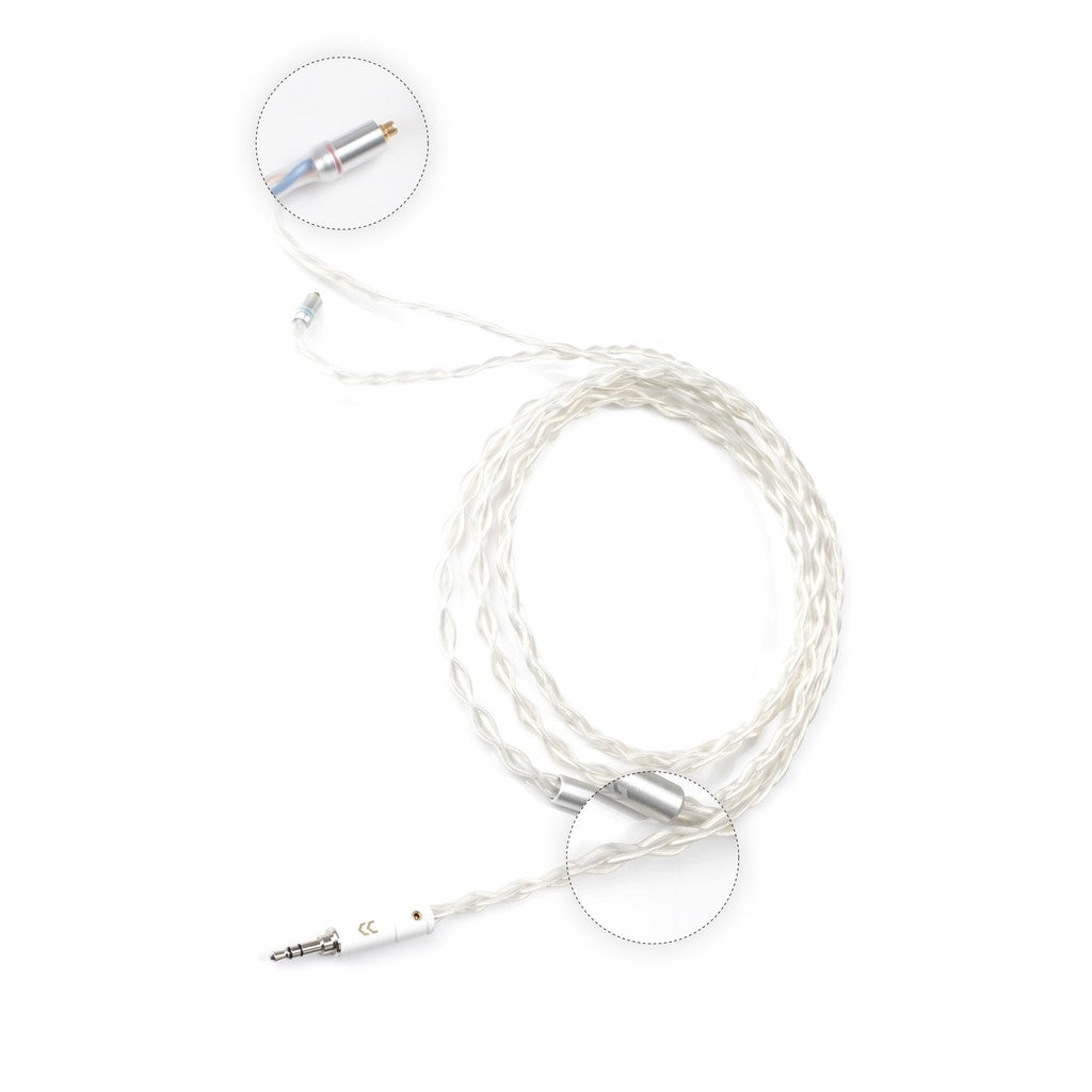 [PM Best Price] Copper Colour Pi In-Ear Monitor Silver Plated OCC Copper Upgrade Cable / IEM Replacement Cable /