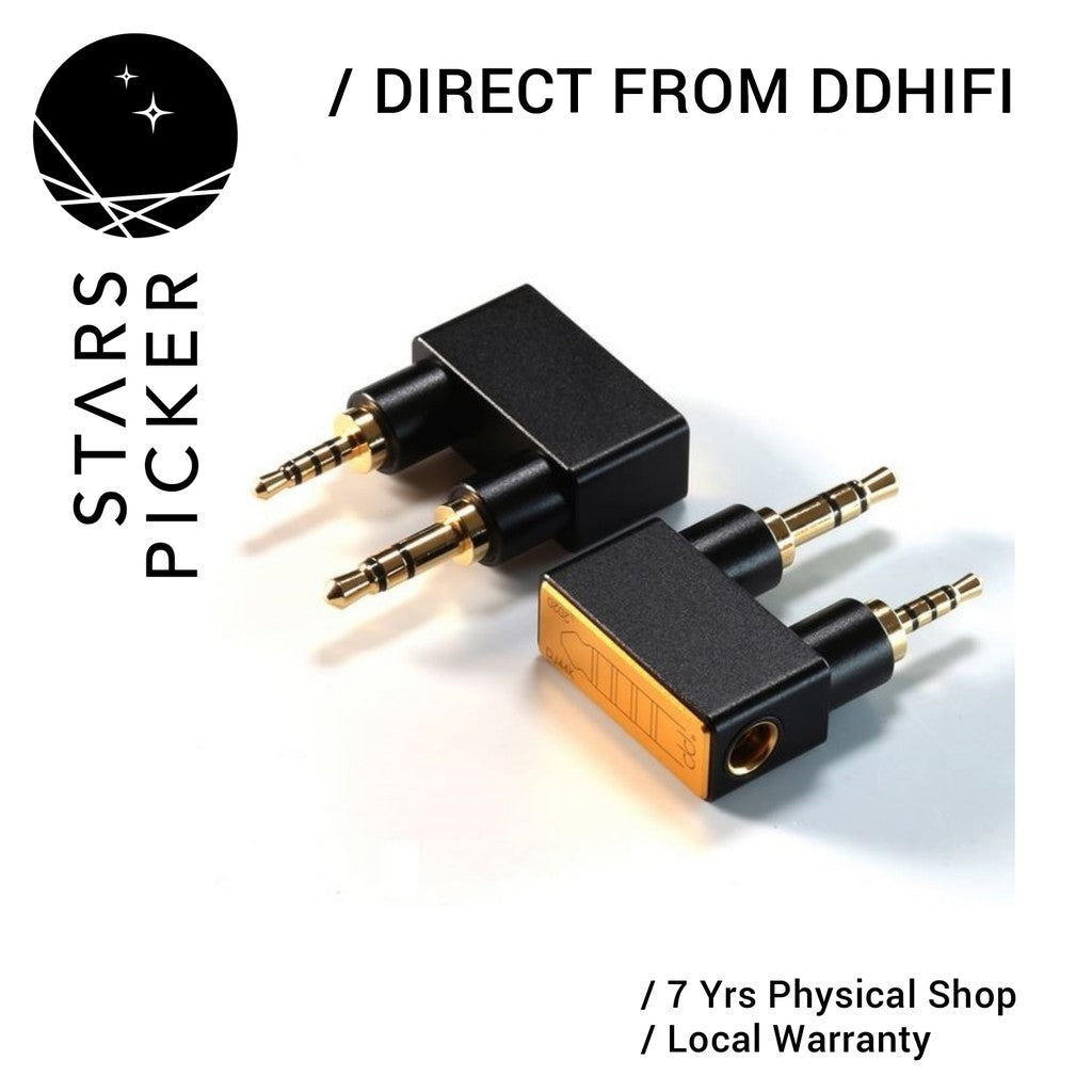 [5% off] DD Hifi DDHifi DJ44K - 4.4mm Female to 2.5mm Balanced Adapter for Astell&Kern DAP Players