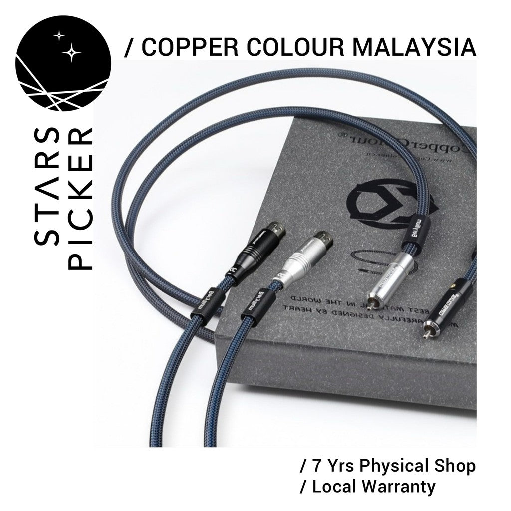 [pm best price] Copper Colour Beryllium - RCA and XLR Interconnect OCC Copper Beryllium Alloy Cable