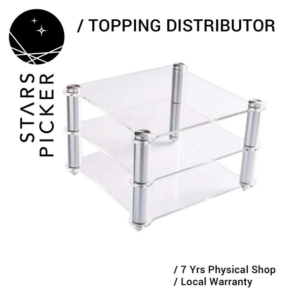 Topping Acrylic Rack - Two Layer Rack for D30 with Spike Feet