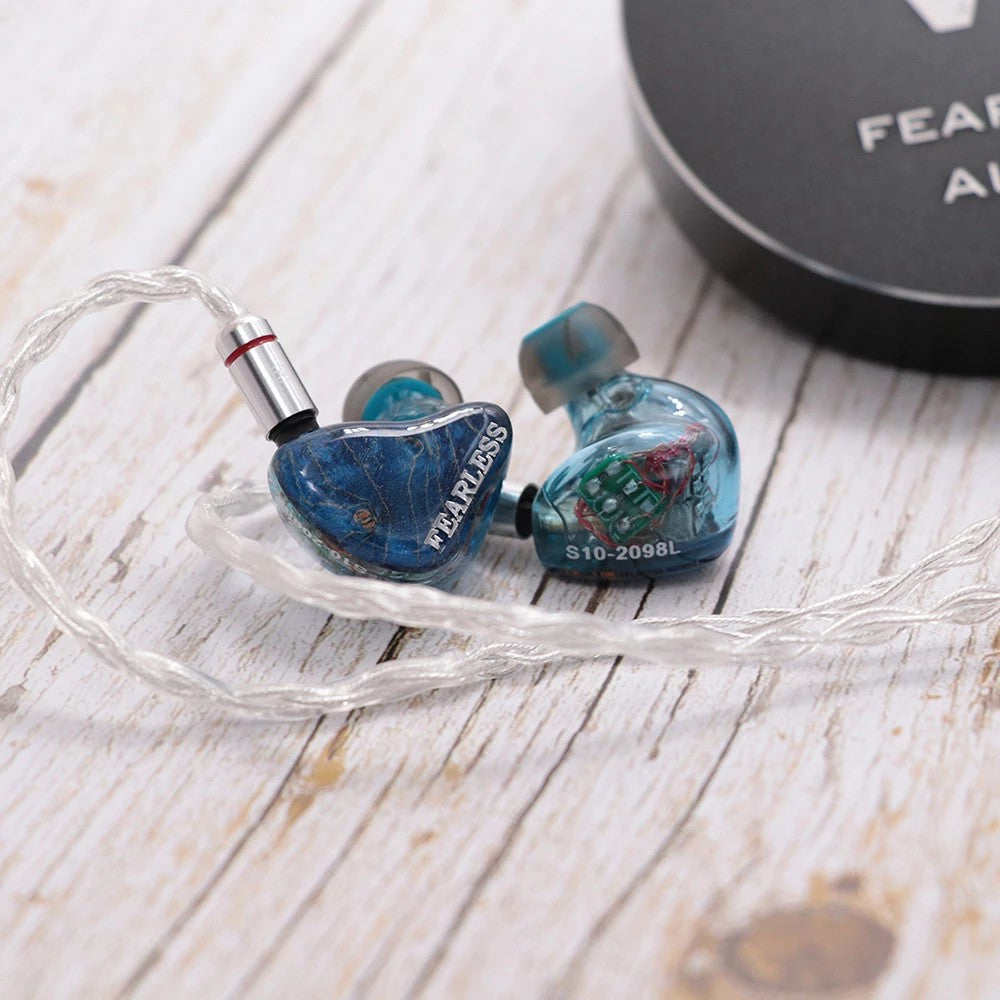 [PM best price] Fearless Audio S10 Genie - Custom IEM Earphone / Universal 10 BA Drivers In Ear with Detachable Cable