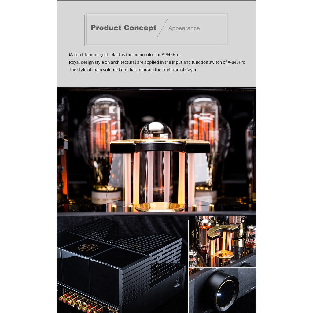 [PM best price] Cayin A-845Pro [230V version] - HiFi Integrated Vacuum Tube Class A Amplifier Global Limited Ver