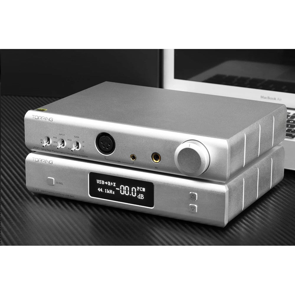 [5% off] TOPPING A90 - Ultra High Performance Full Balanced Headphone Amplifier XLR Pre-Amplifier