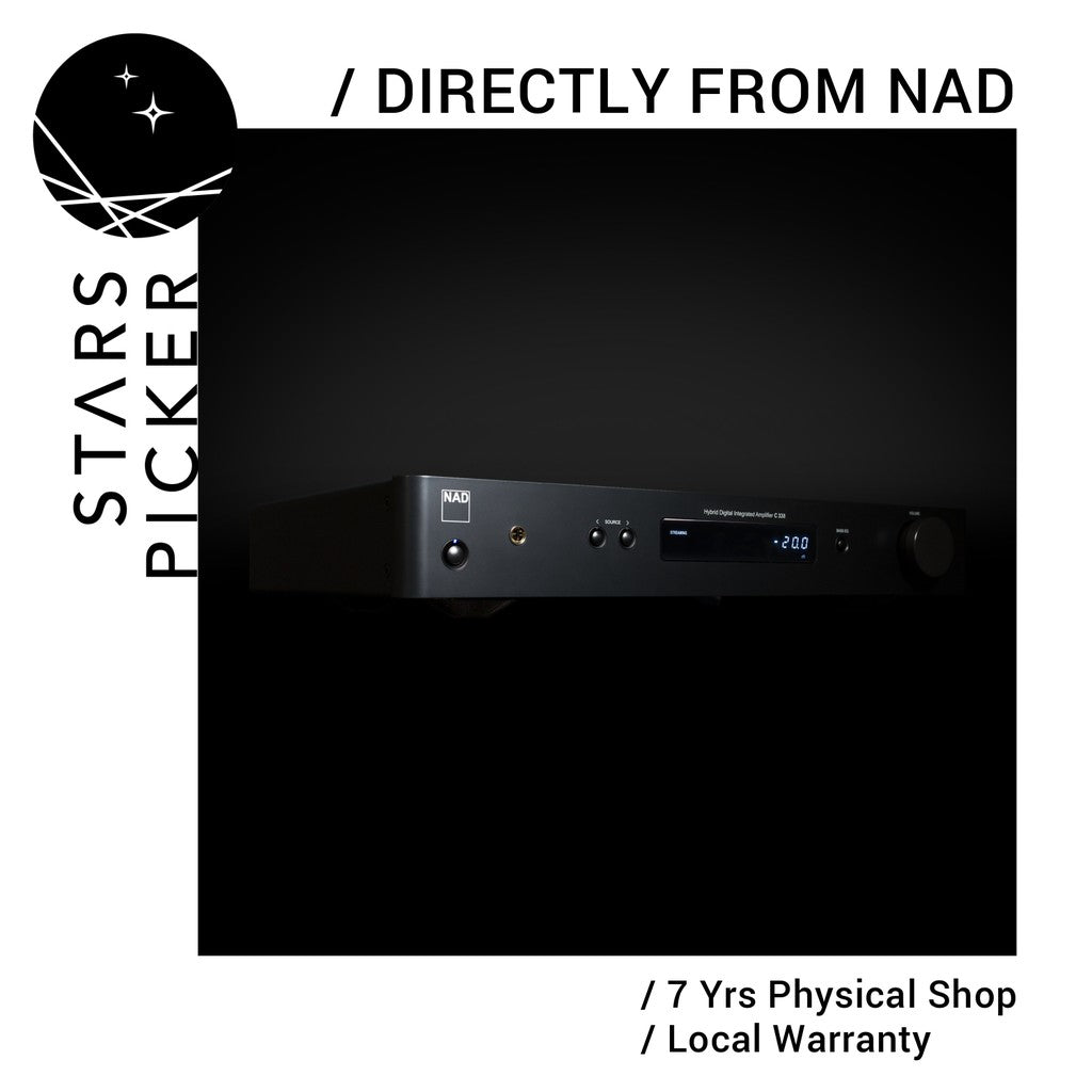 NAD C338 / C 338 - Integrated Amplifier DAC Bluetooth Chromecast Spotify Connect HybridDigital?? amp