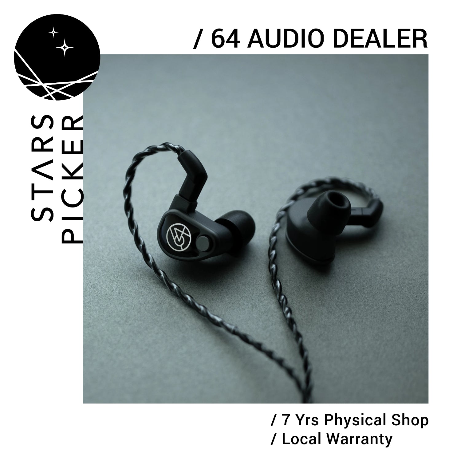 64 Audio U6t (2021) Six Driver Universal In-Ear Monitors IEM Earphone with Tia Drivers Apex Modules