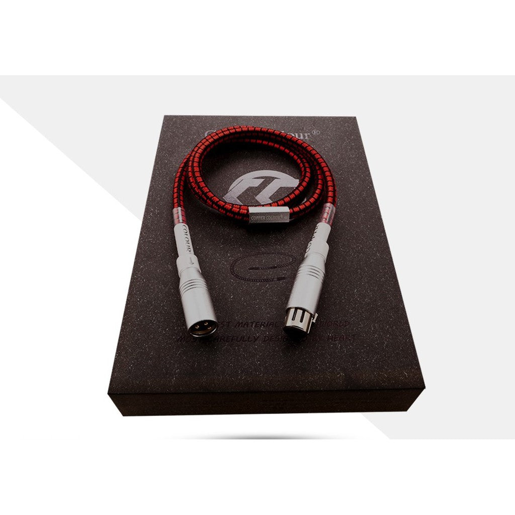 [pm best price] Copper Colour Penny - RCA and XLR Interconnect OCC Copper Cable