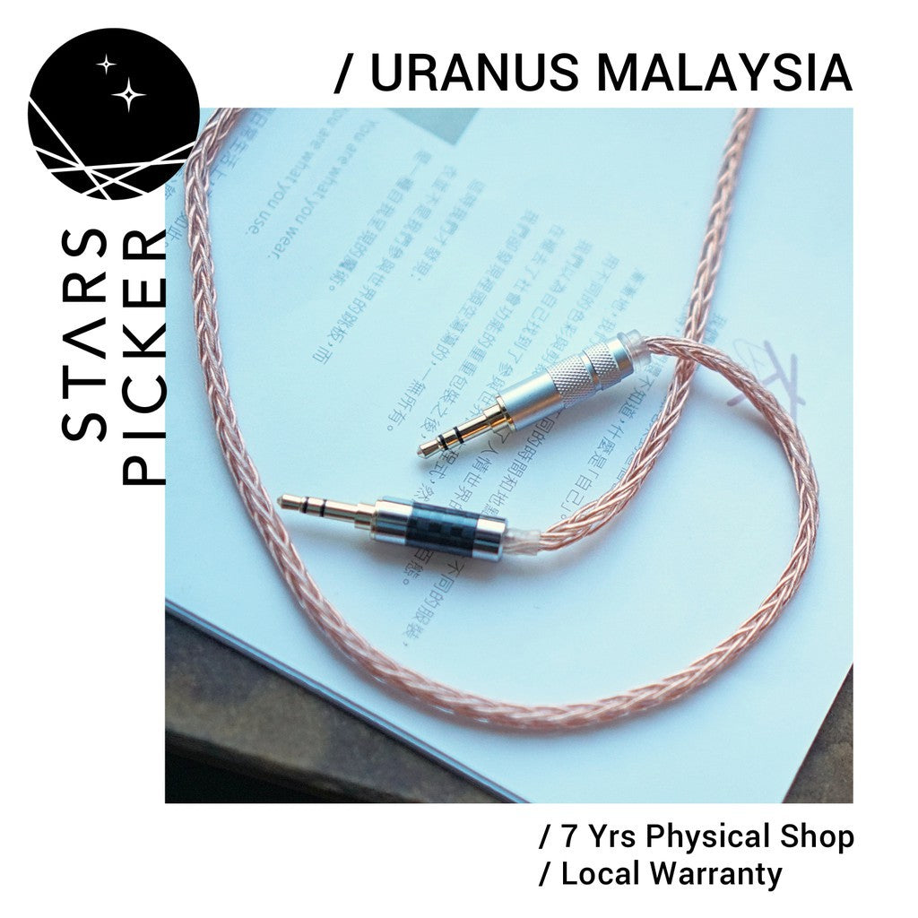 Uranus HP-854 OCC Copper - [2.5mm 4.4mm XLR 4Pin] Balanced Cable Headphone Upgrade Replacement Cable