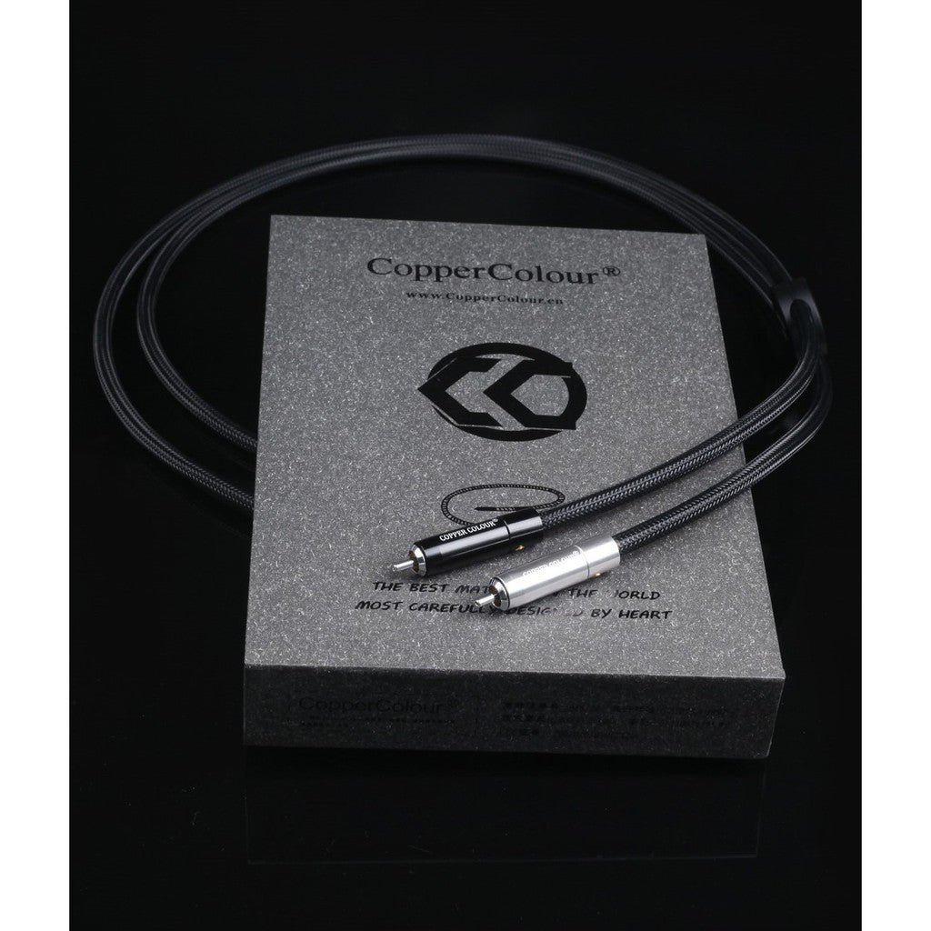 [pm best price] Copper Colour Gamma - RCA and XLR Interconnect OCC Copper & Silver Cable