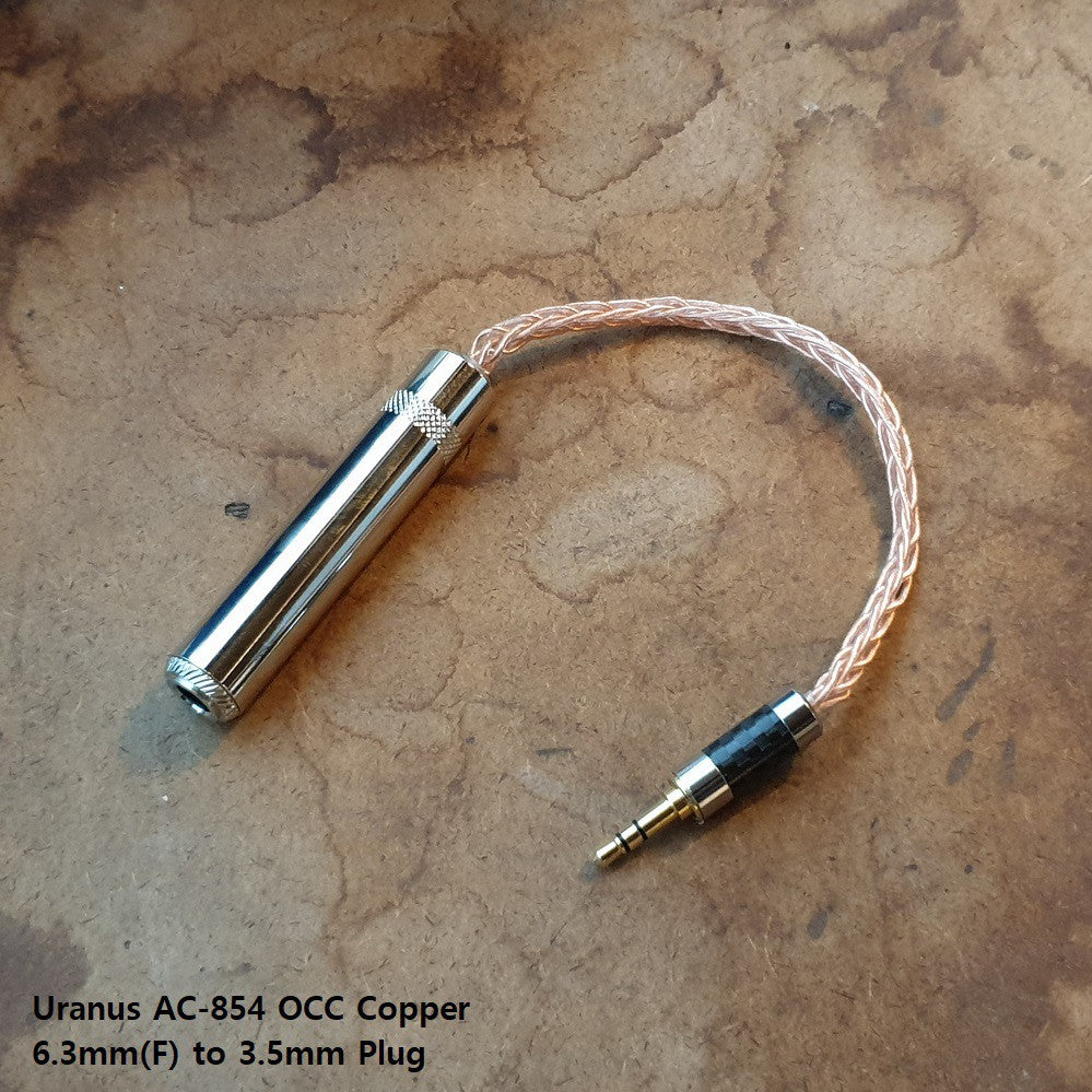 Uranus AC-854 OCC Copper (approx. 15cm) - Adapter Cable Converter for Headphones / IEM Earphones