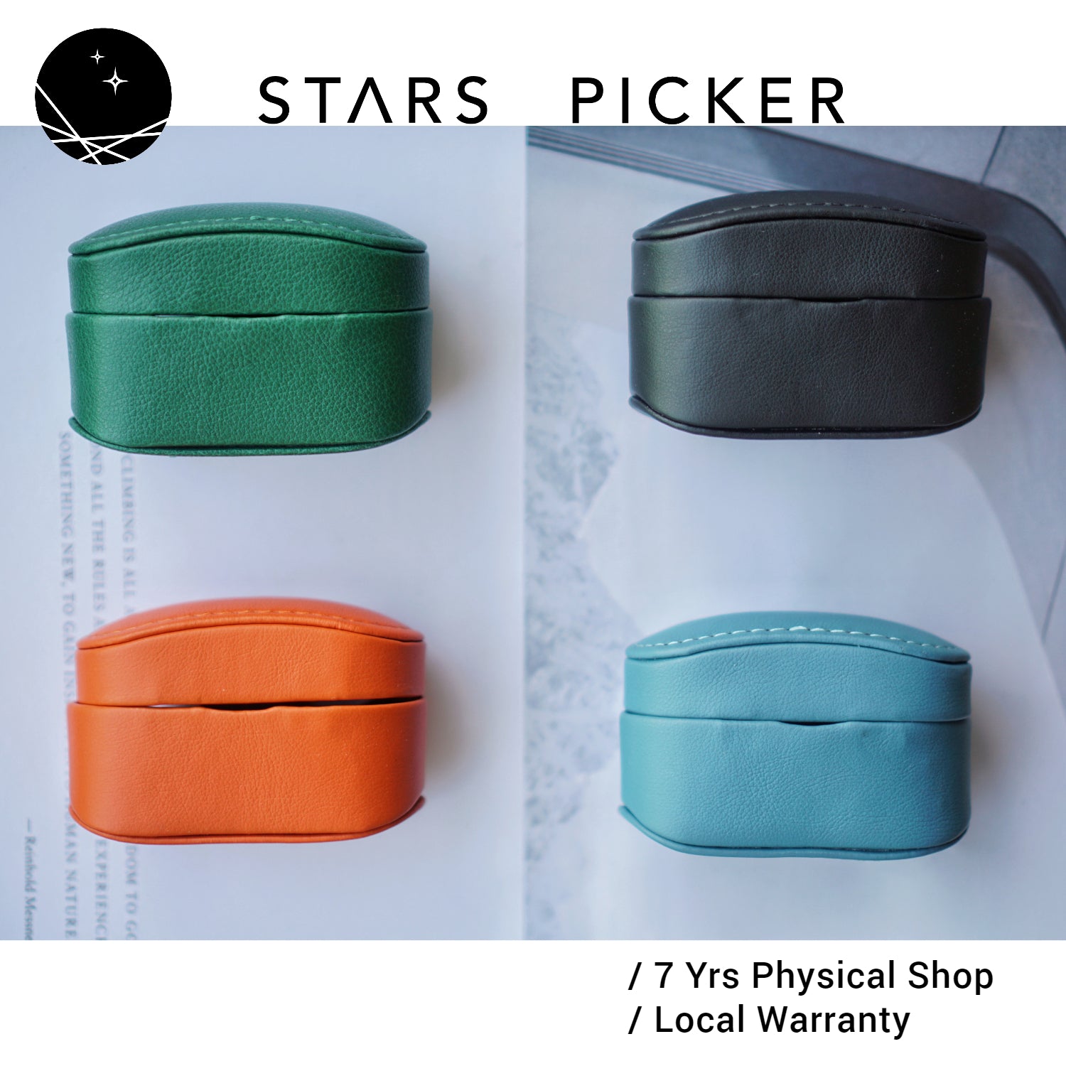 Stars Picker SP Pleather Case for Sony WF-1000XM4 / WF1000XM4 (synthetic leather)