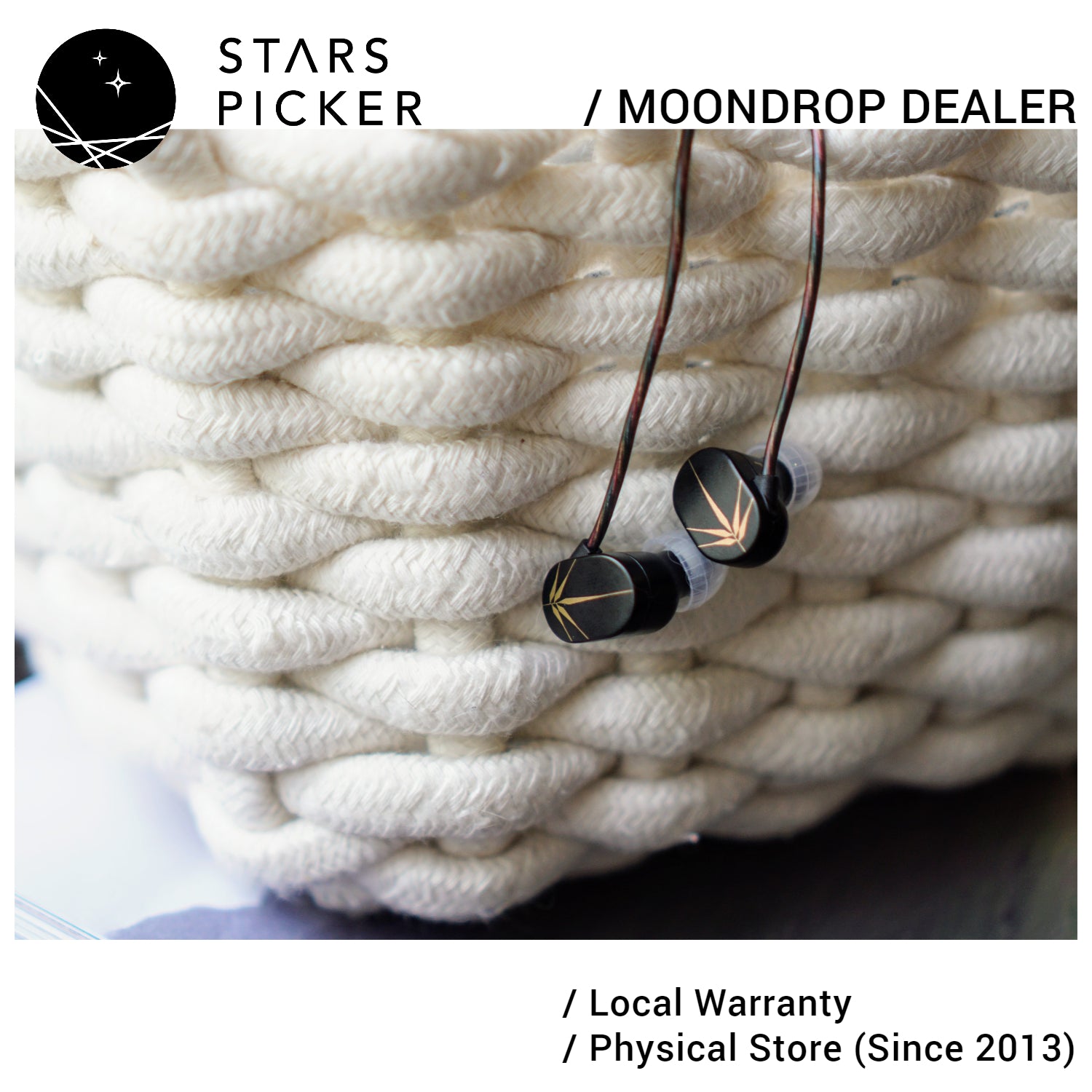 [5% off + 50% off for Spinfit] Moondrop Chu - Wired IEM earphone with 10mm Dynamic Driver
