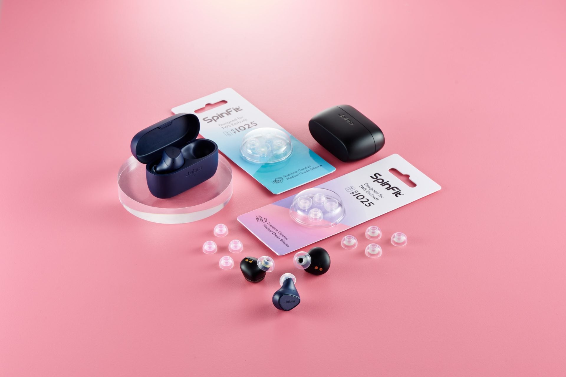 SpinFit CP1025 (eartips only, no adapter) Eartips for TWS Earphones with Medical Grade Silicone