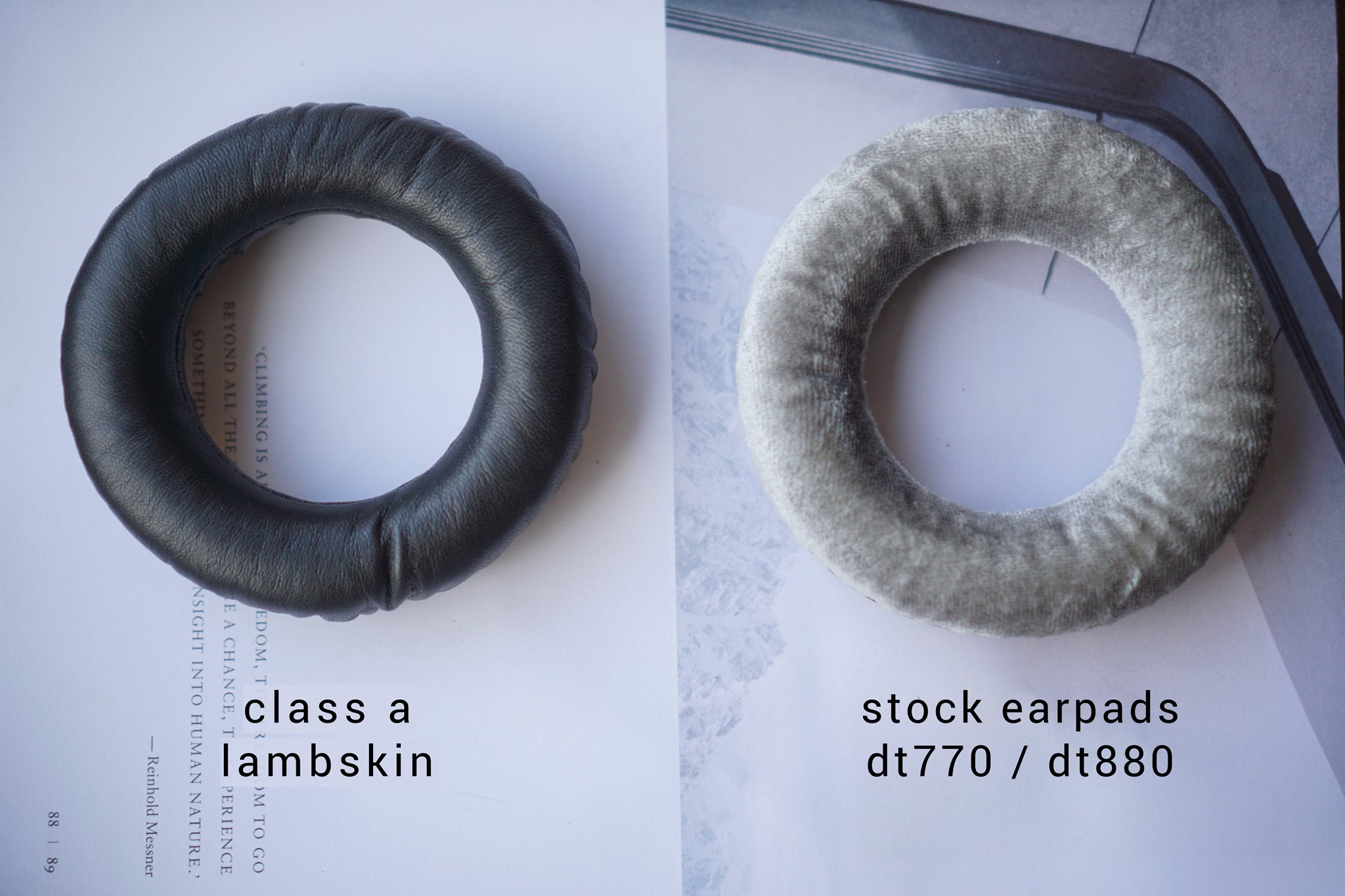 Class A Lambskin : Beyerdynamic DT770 / DT880 / DT990 / MMX300 / DT1770 / DT1990 / Amiron / T5 / T1