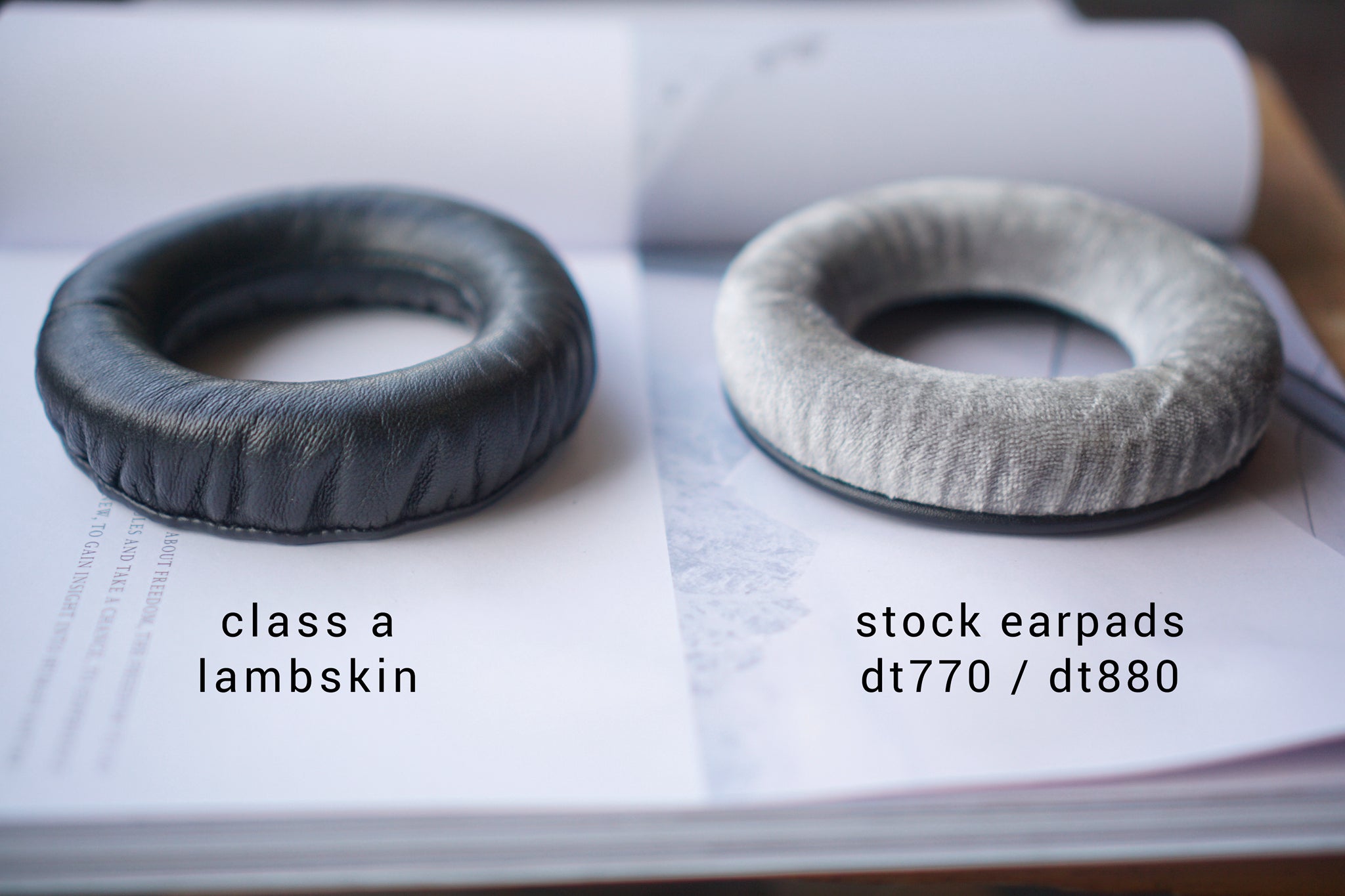 Class A Lambskin : Beyerdynamic DT770 / DT880 / DT990 / MMX300 / DT1770 / DT1990 / Amiron / T5 / T1