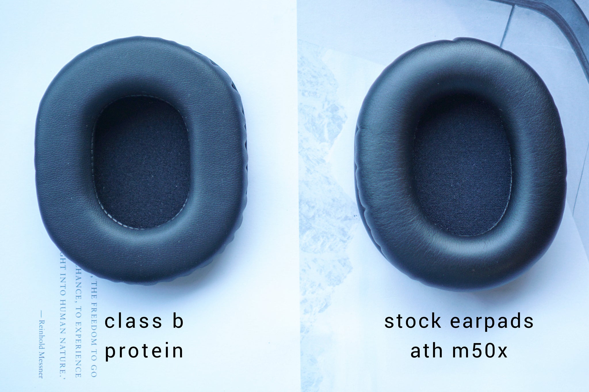 (Class B Protein) Audio Technica ATH M series / M20X / M30X / M40X / M50X / MSR7 Earpads | 3rd party Earpad
