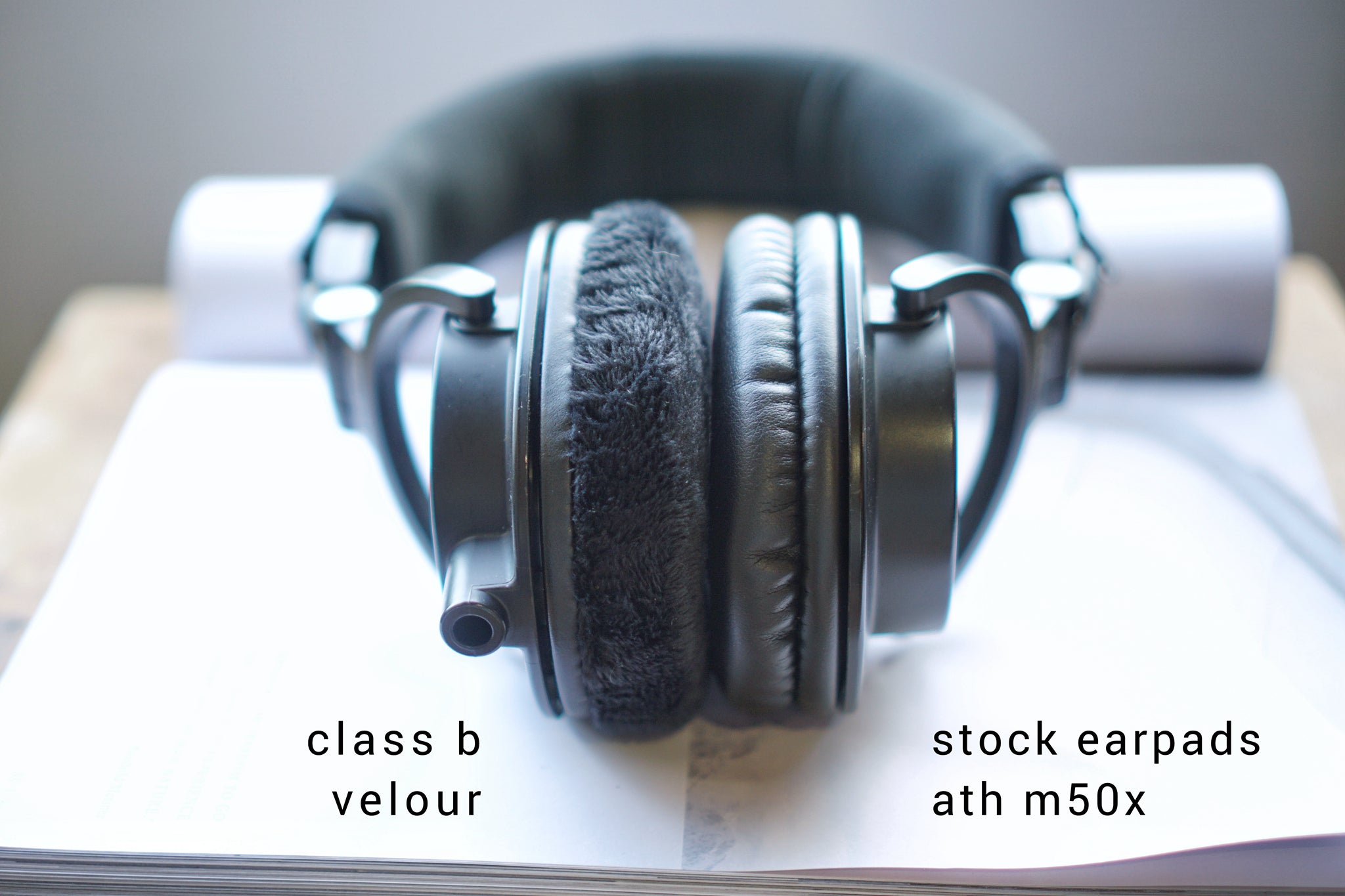 (Class B Velour) Audio Technica ATH M series / M20X / M30X / M40X / M50X / MSR7 Earpads | 3rd party Earpad