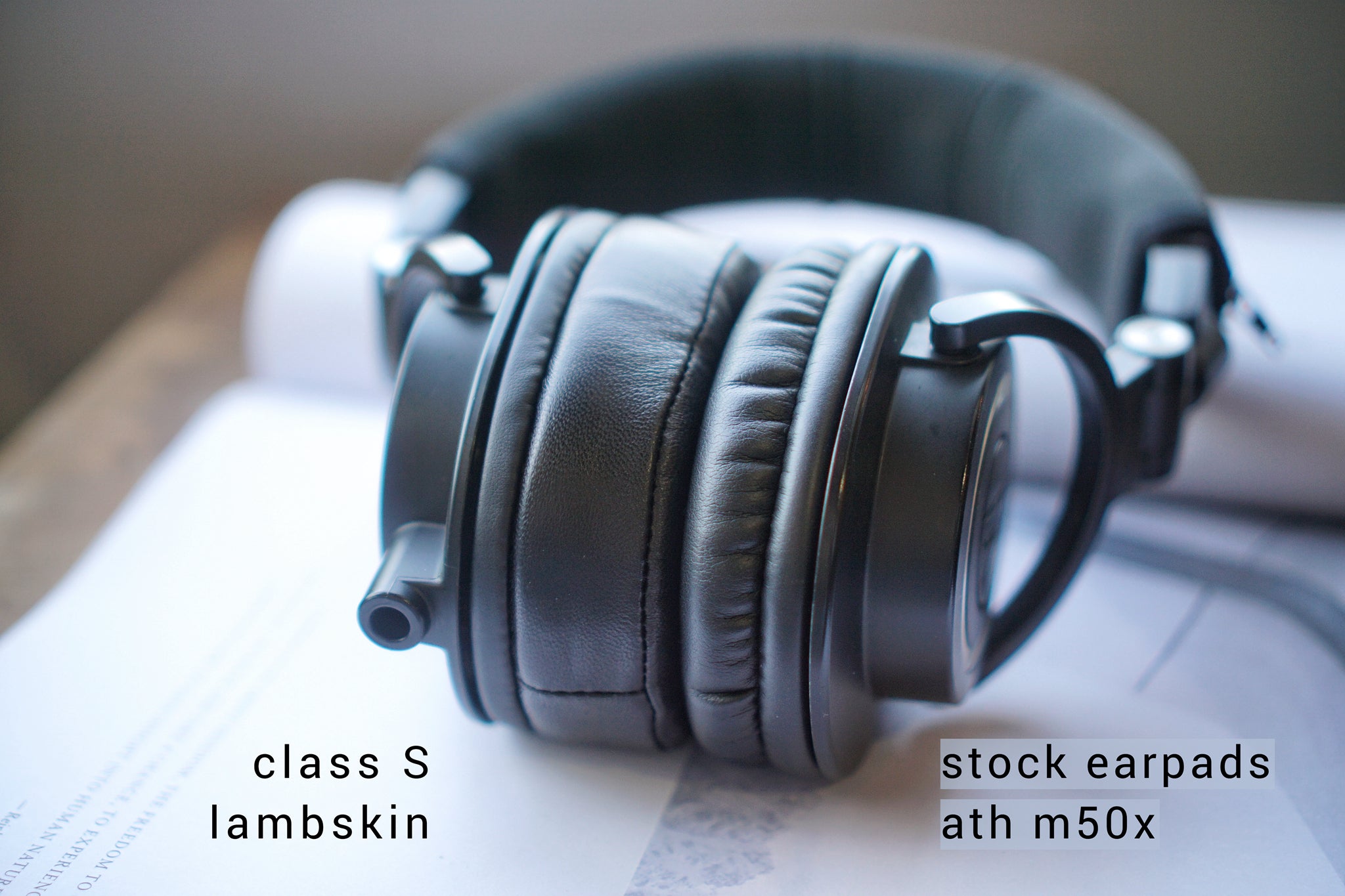 (Class S Lambskin) Audio Technica ATH M series / M20X / M30X / M40X / M50X / MSR7 Earpads | 3rd party Earpad