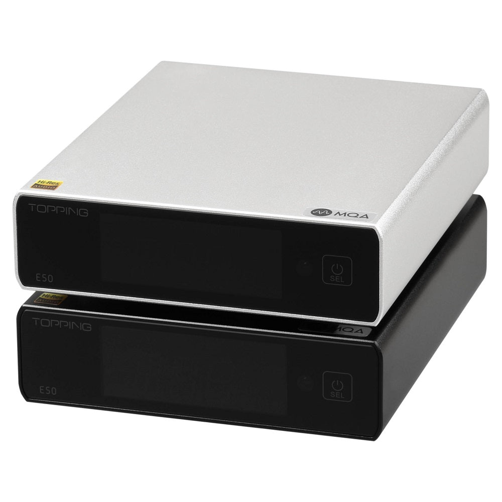 [5% off] Topping E50 (2021) Desktop DAC with MQA PCM768kHz DSD512 Balanced Line Out