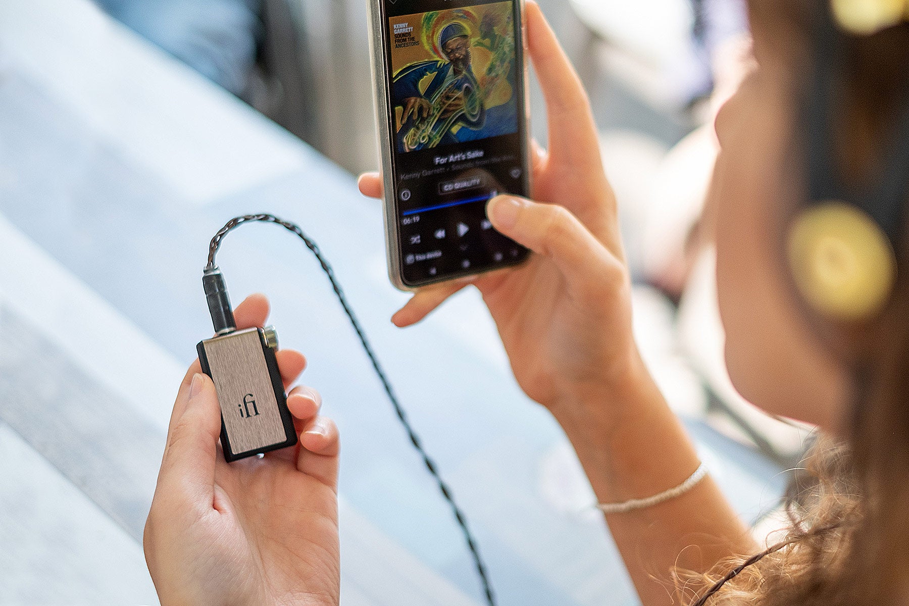 iFi Audio GO blu - Pocket Hi-Res Bluetooth DAC with 4.4mm Balance Headphone Output