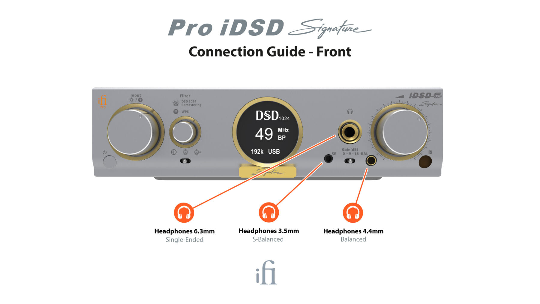 iFi audio Pro iDSD Signature (2021) Solid-state Tube Desktop DAC Network Streamer Headphone Amplifier
