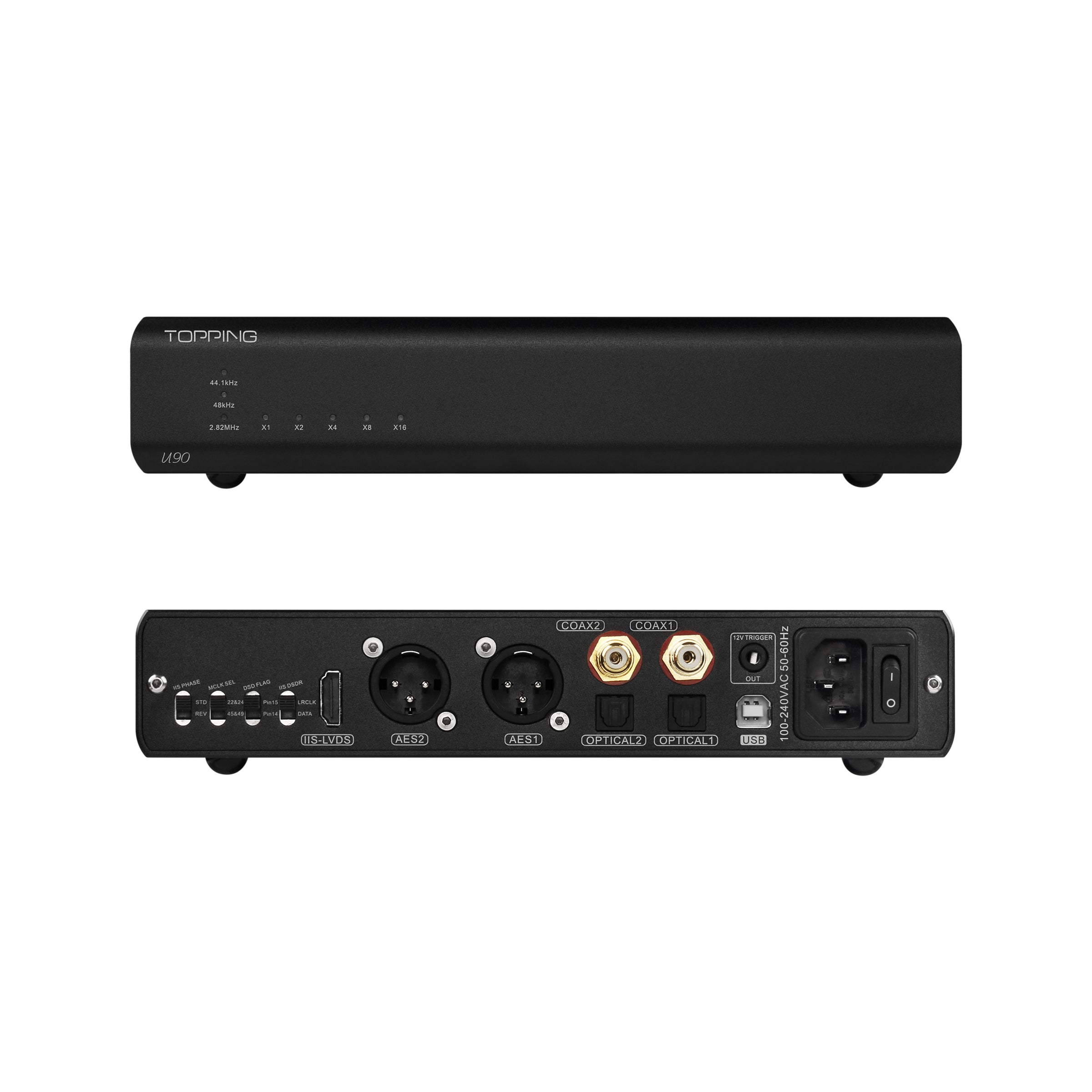 [5% off] Topping U90 (2021) USB Bridge support up to 32bit 768kHz DSD512 Native IIS AES COAXIAL OPTICAL